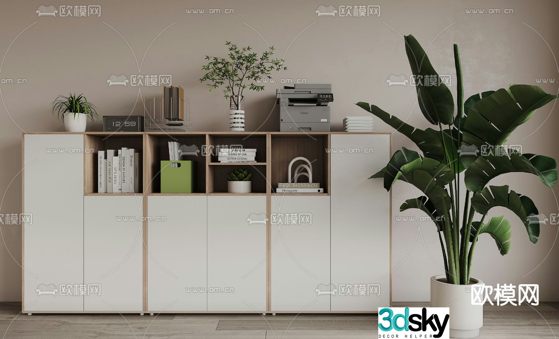 File cabinet 3d model