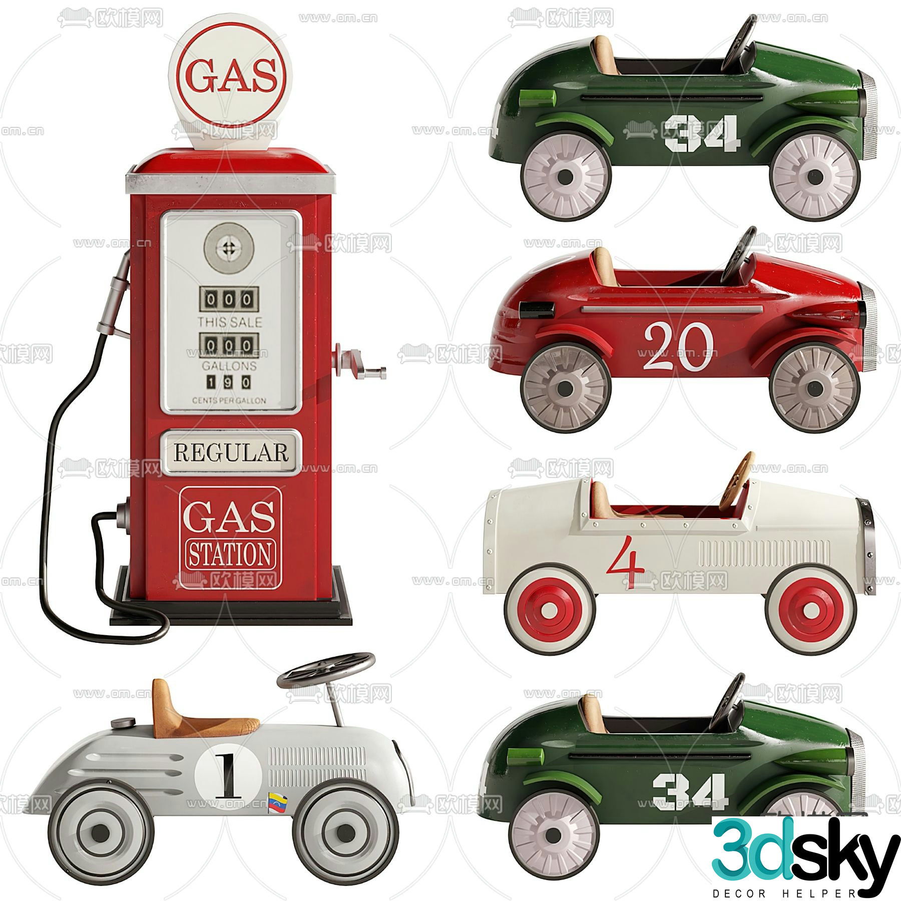 toy car 3d model