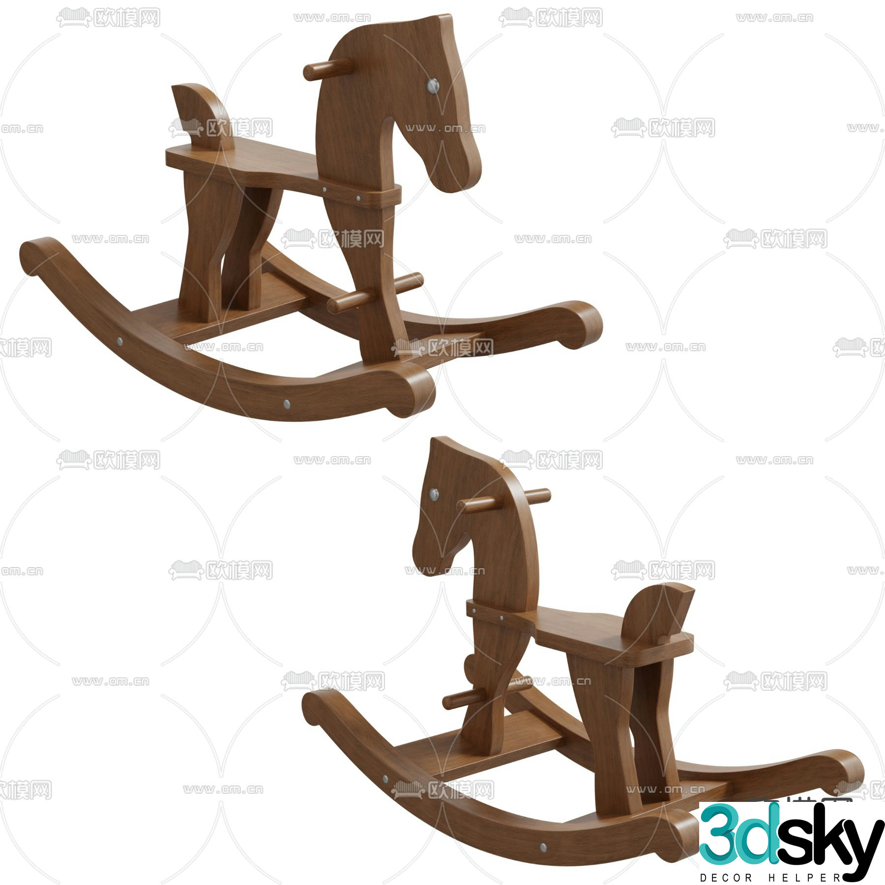 Children’s Trojan Horse 3d model