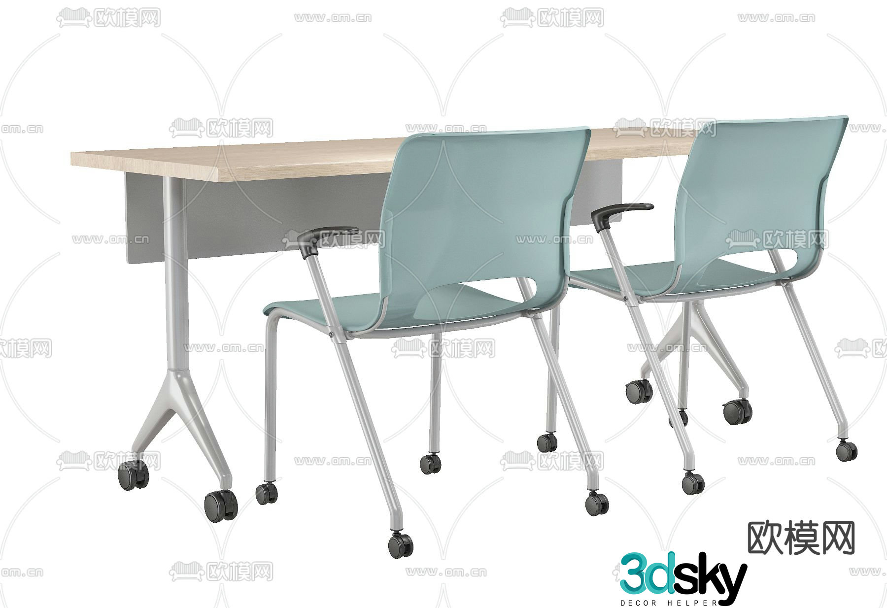 Training table 3d model
