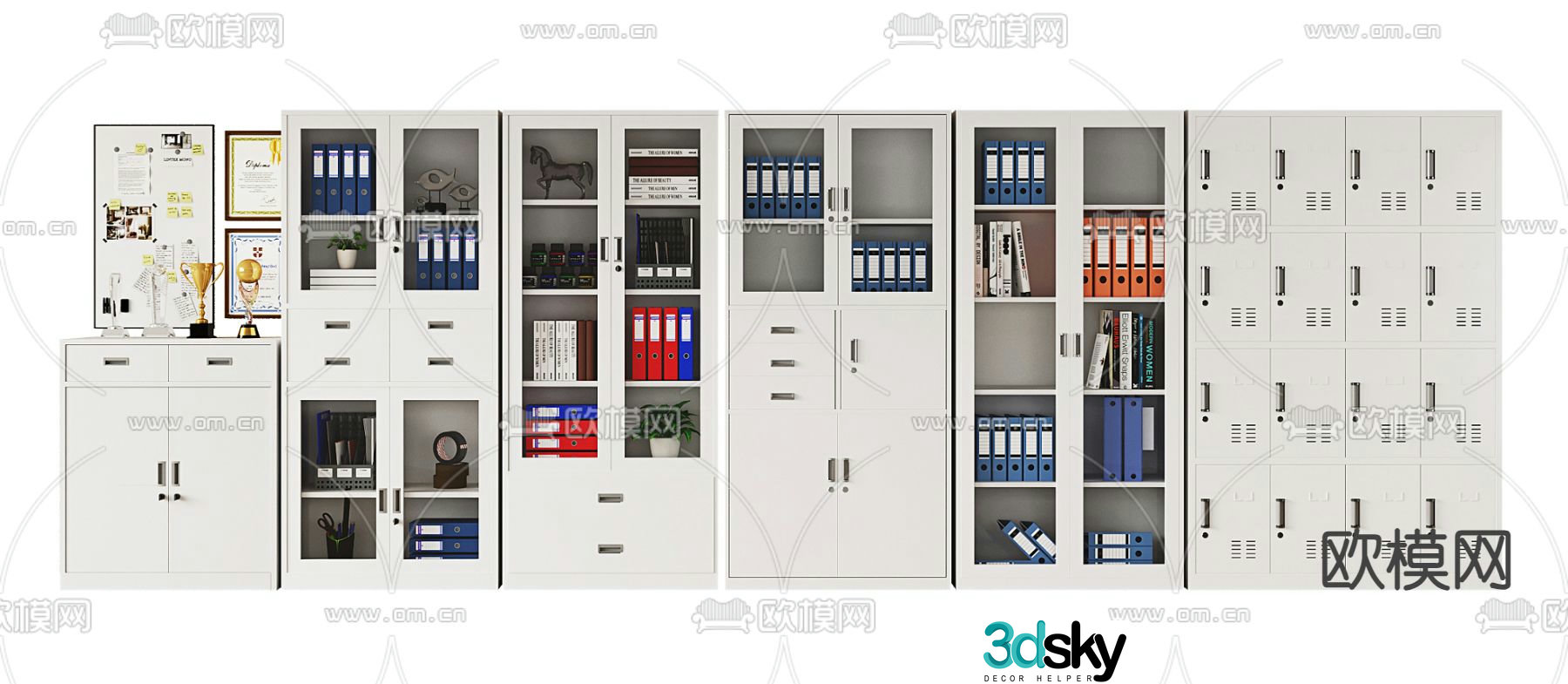 File cabinet filing cabinet information cabinet 3d model
