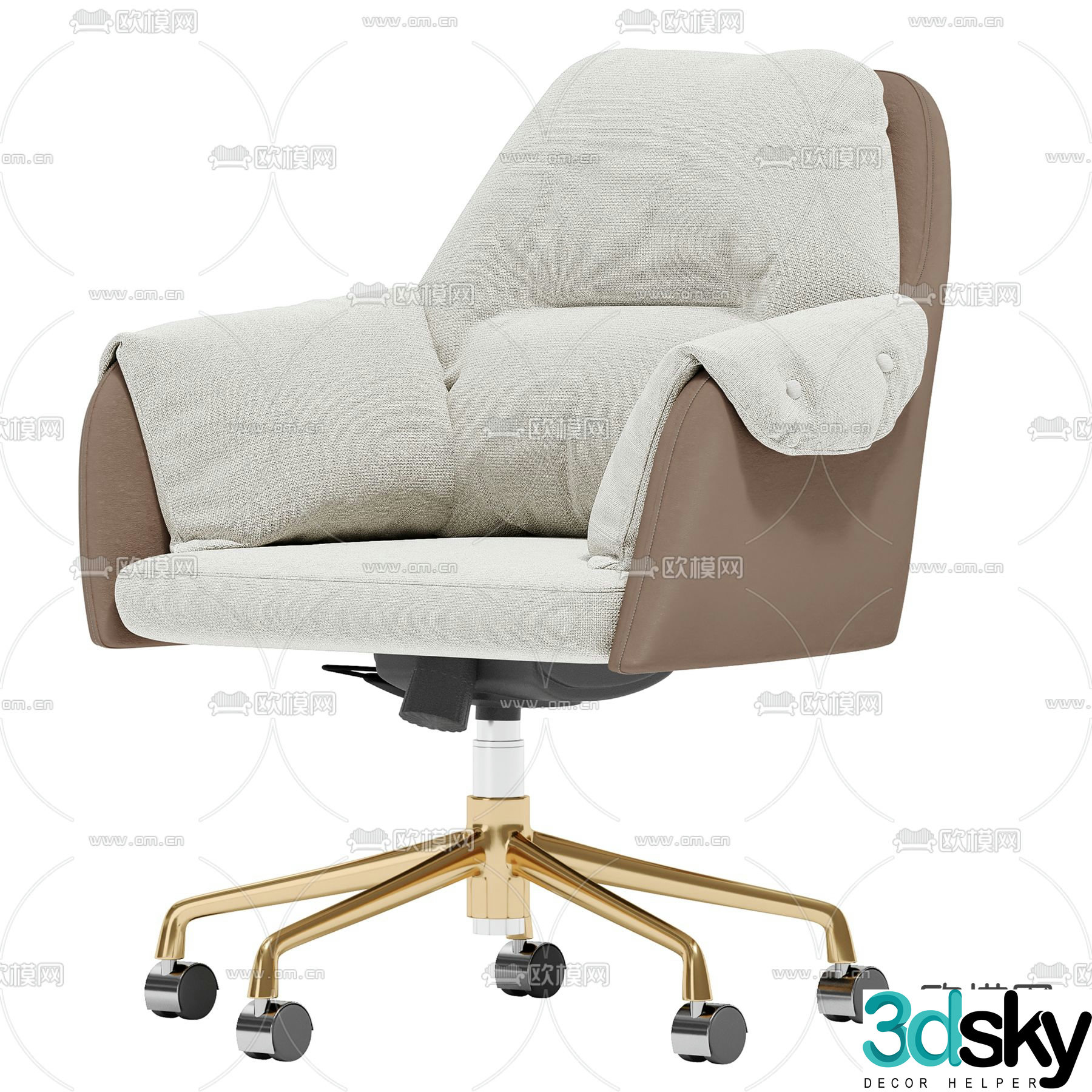 Office chair boss chair executive chair 3d model