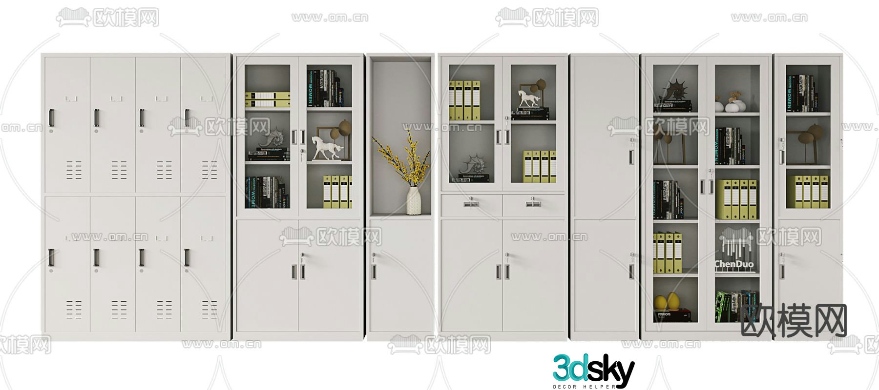 File cabinet filing cabinet information cabinet 3d model