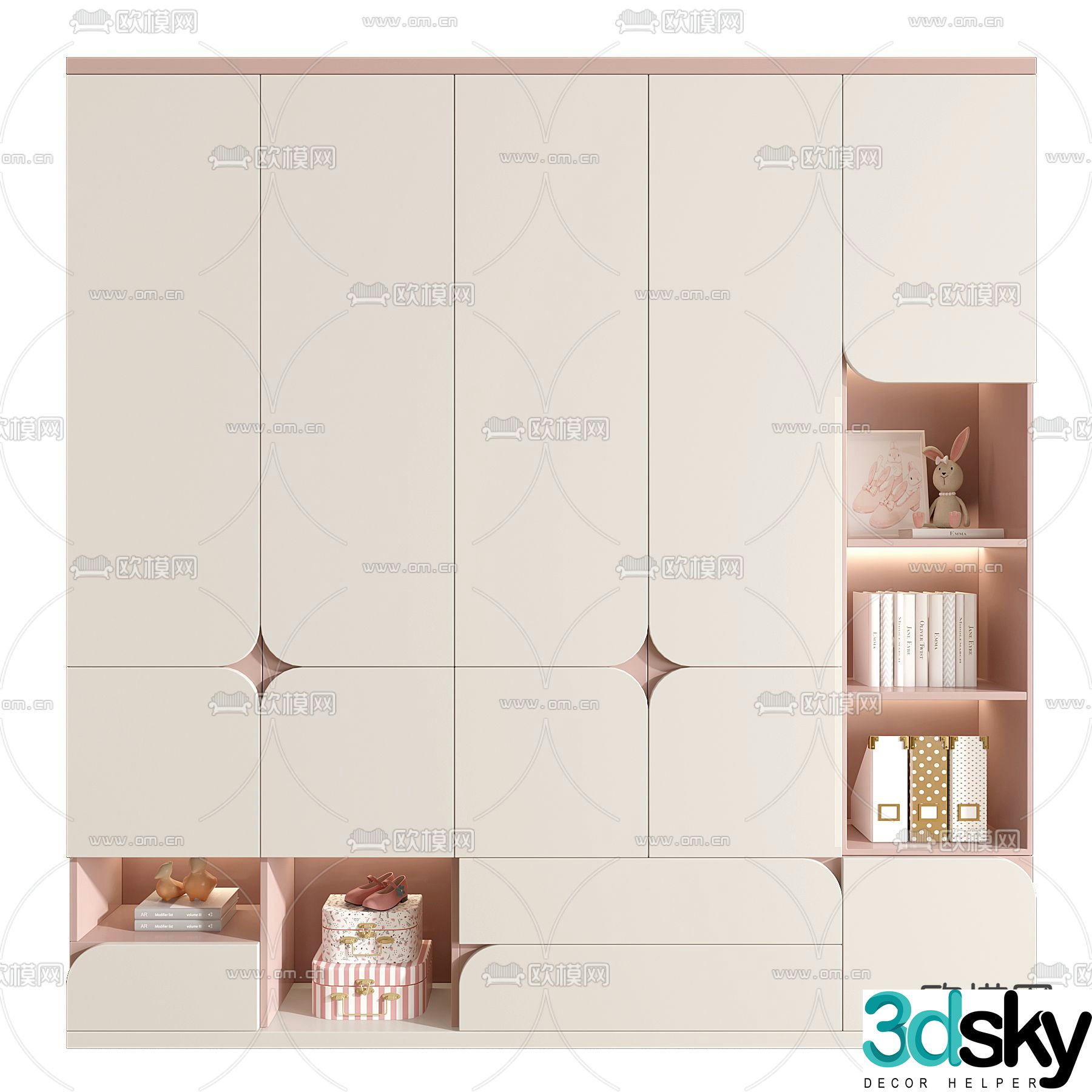 Children’s wardrobe 3d model