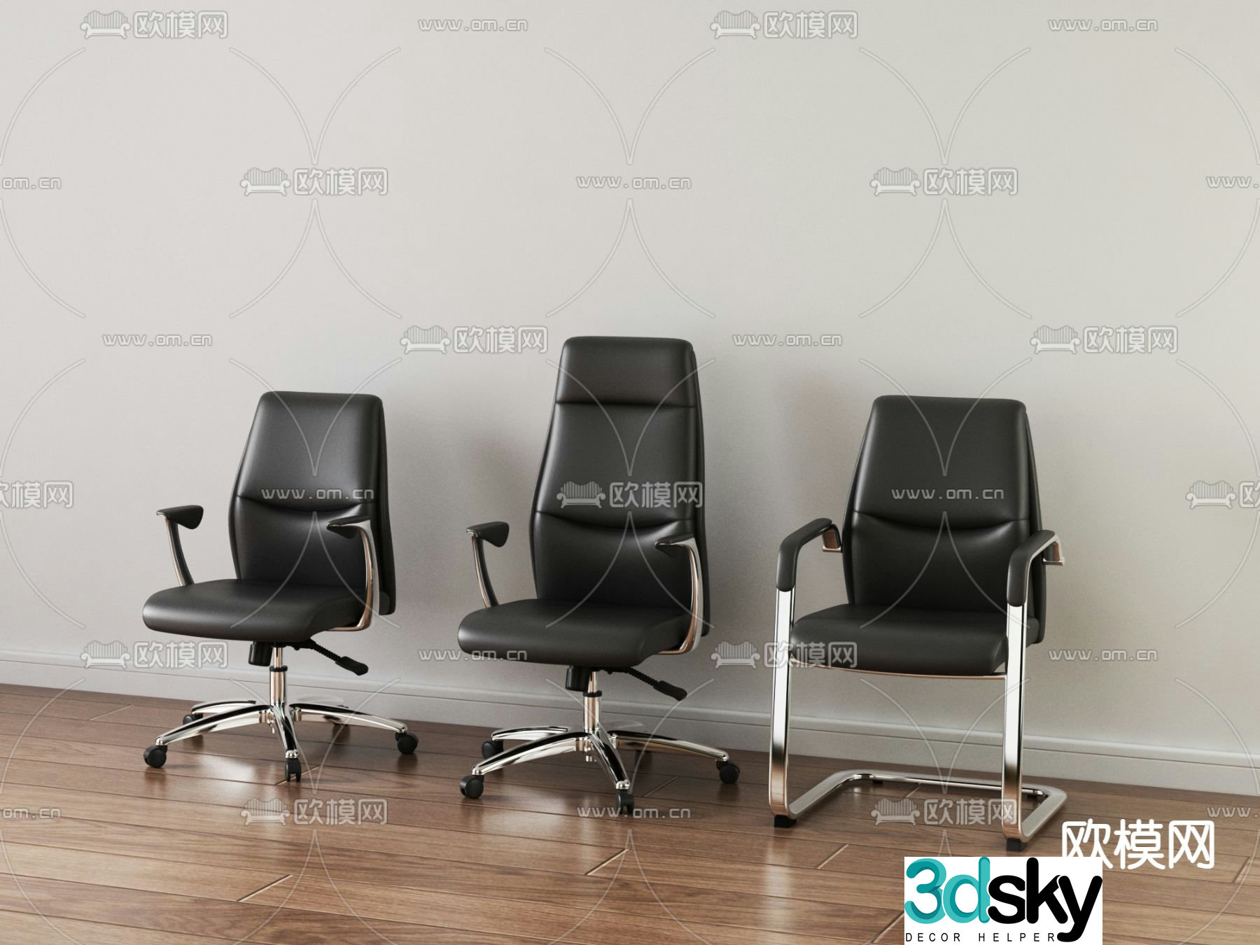 Office chair executive chair conference chair office chair 3D model