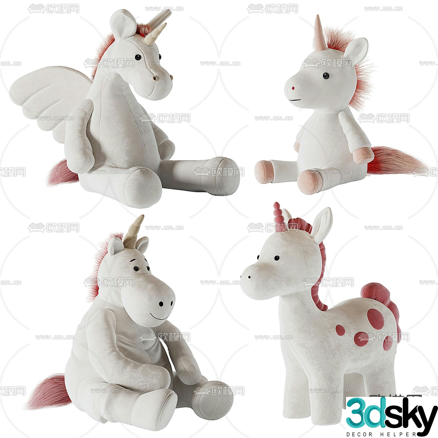 Children’s toys plush doll 3d model