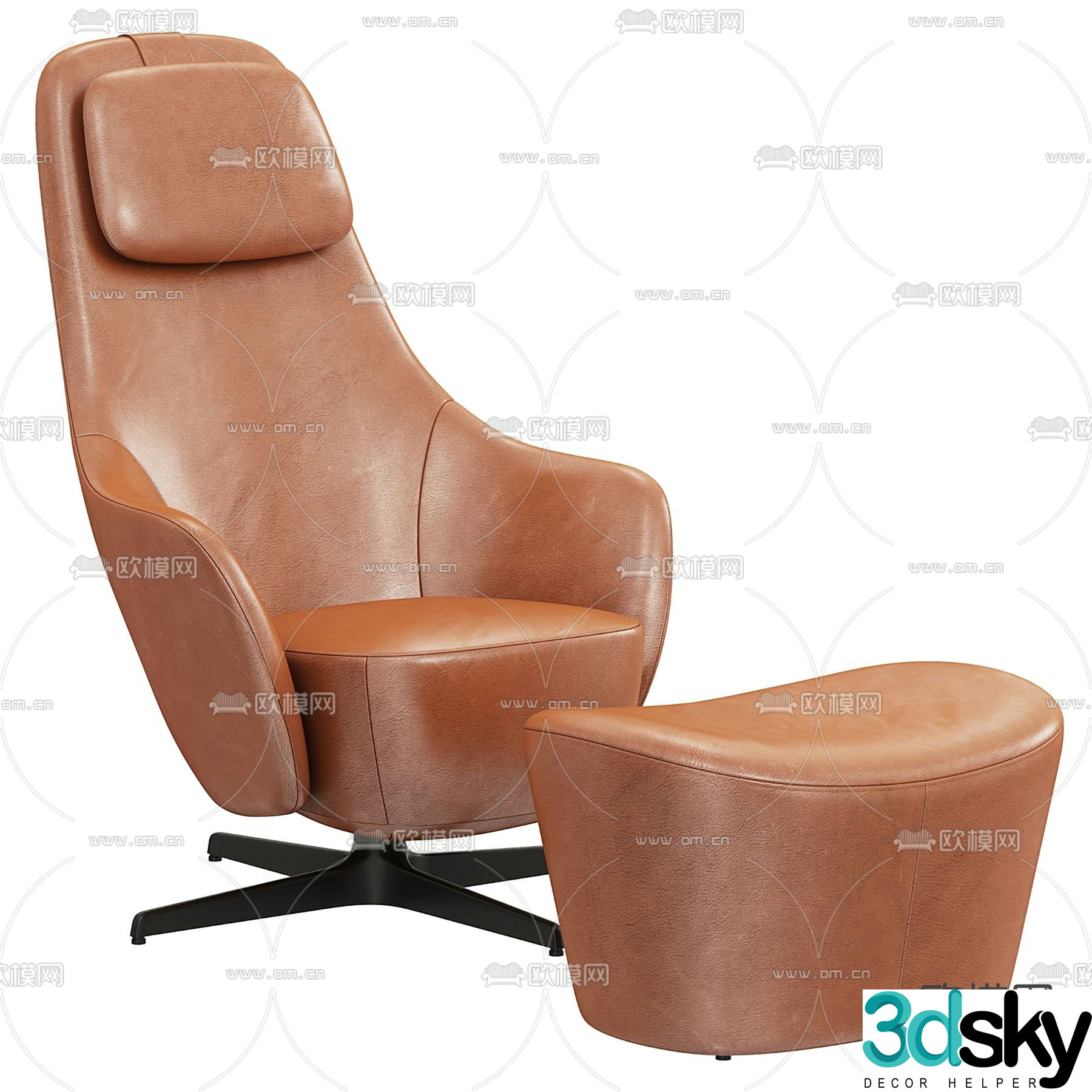 Office sofa chair 3d model