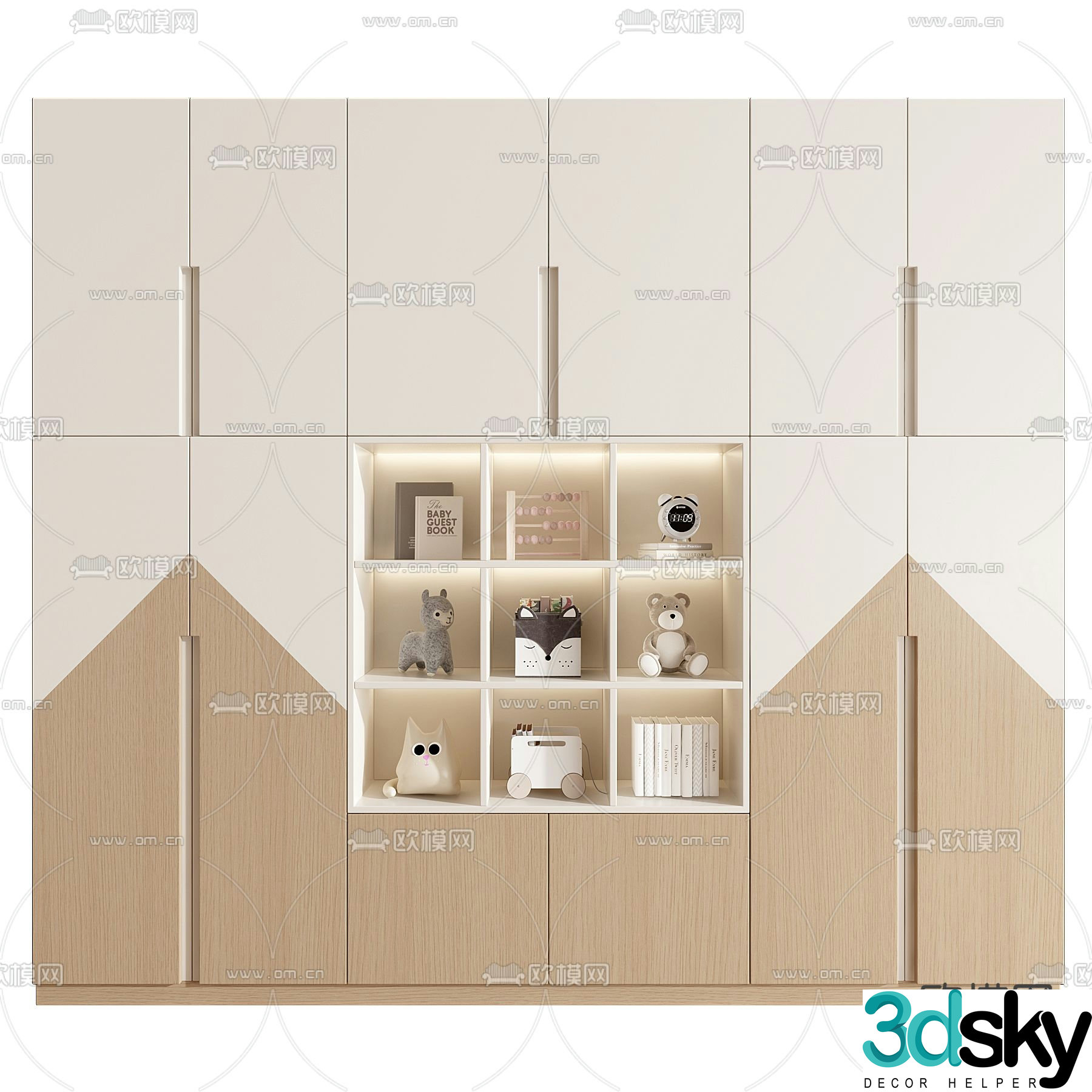 Children’s wardrobe 3d model