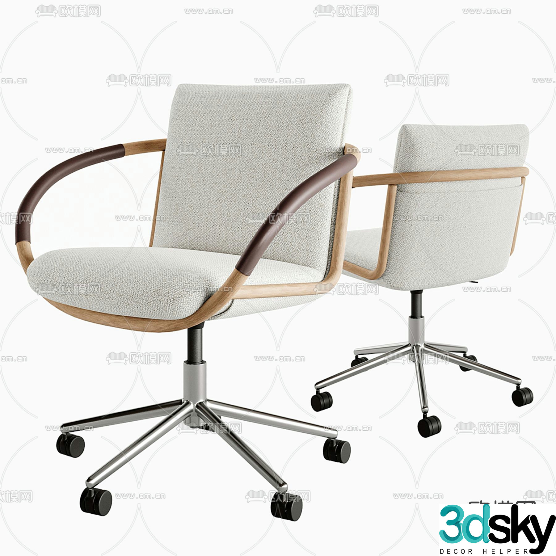 Herman Miller office chair staff chair 3d model