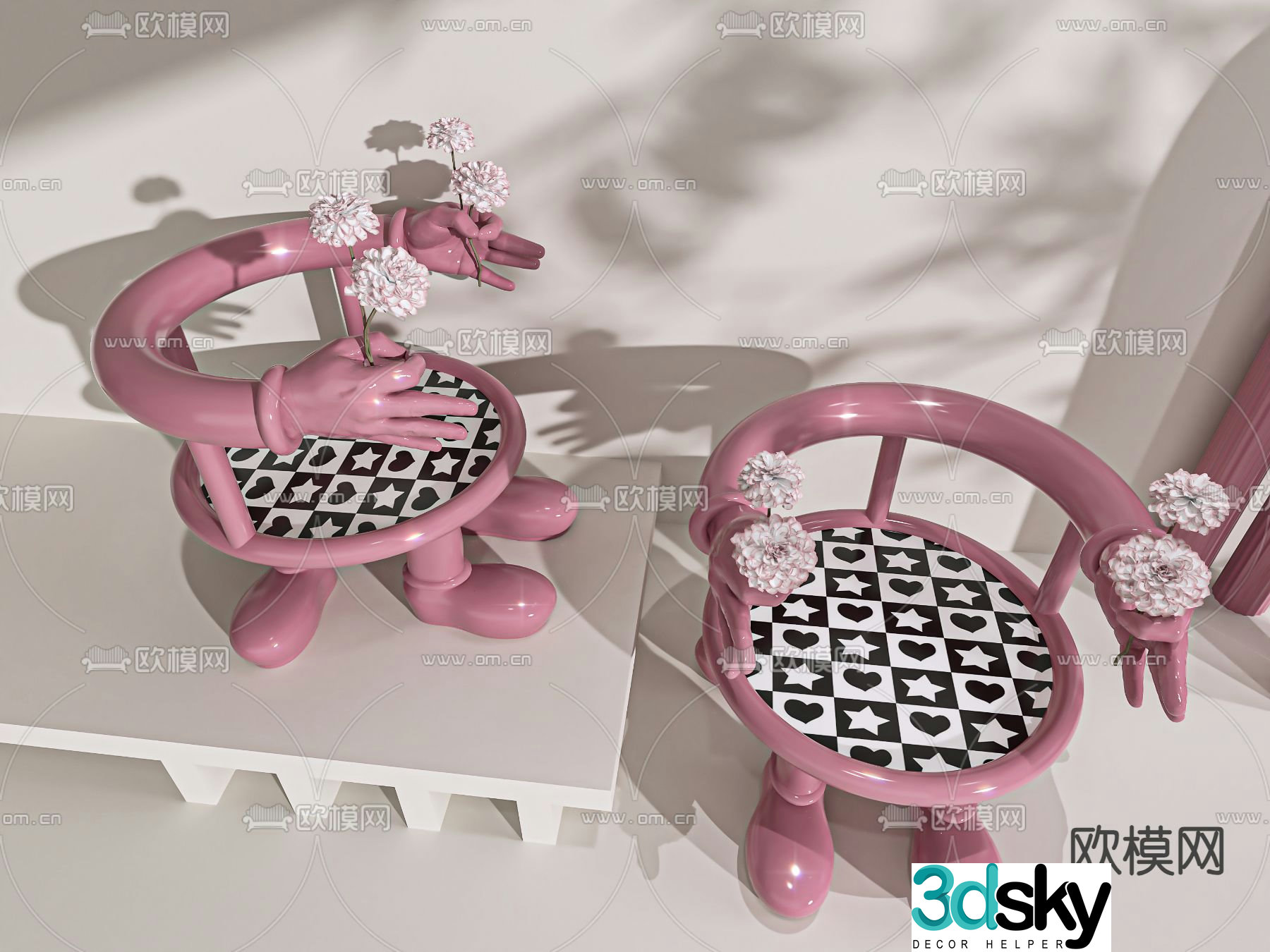 chair children’s chair 3d model