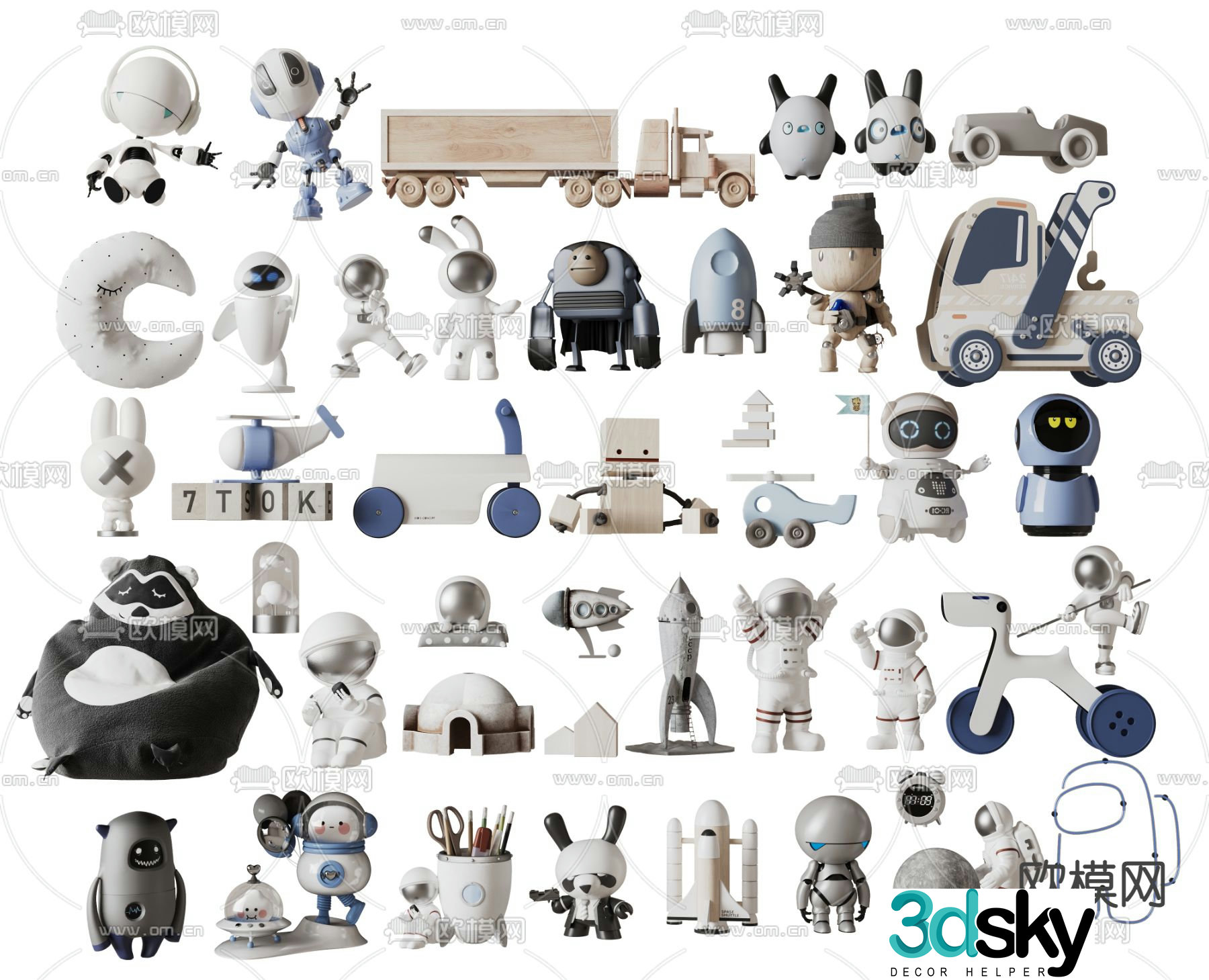 Children’s ornaments toys dolls dolls 3d model