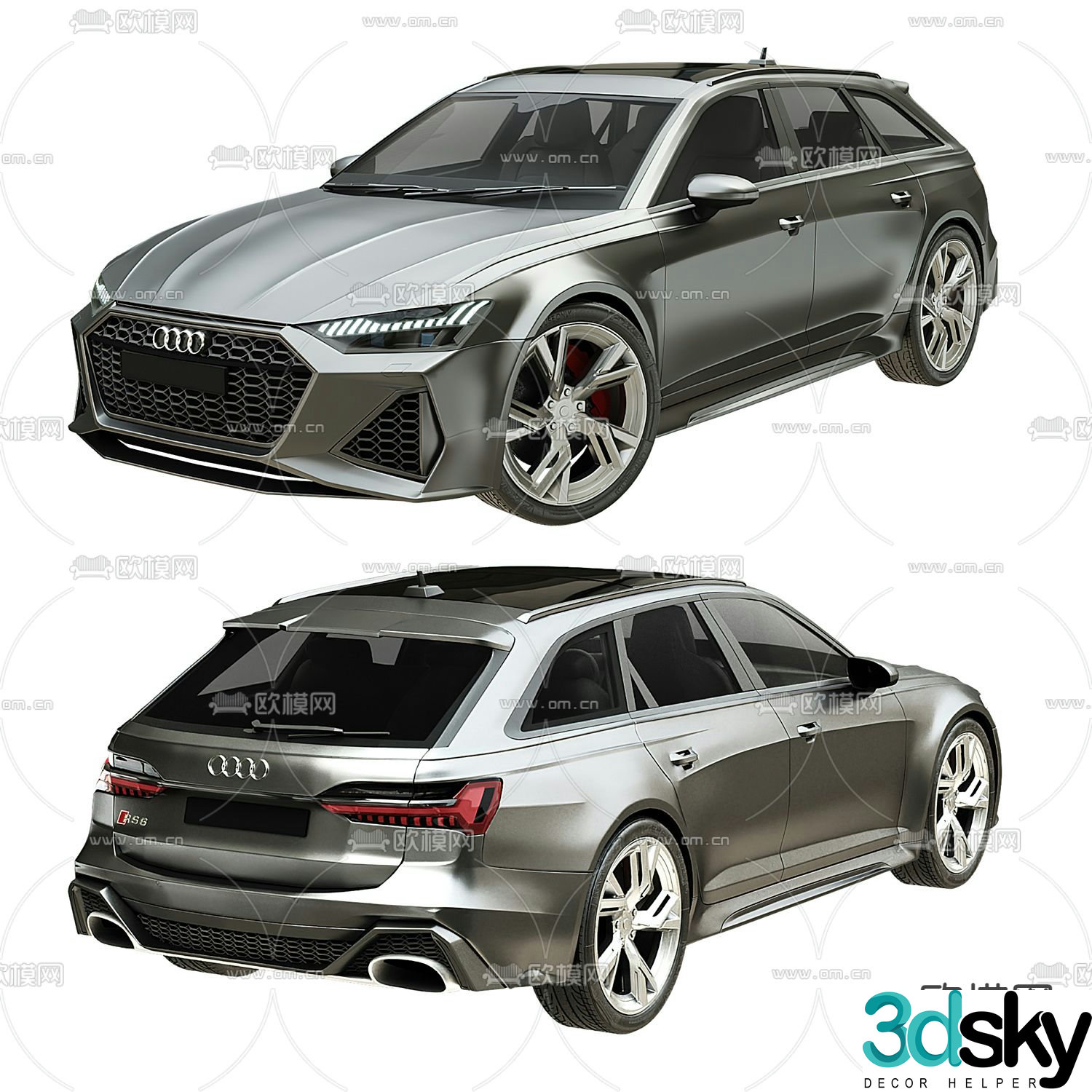 audi car sedan 3d model