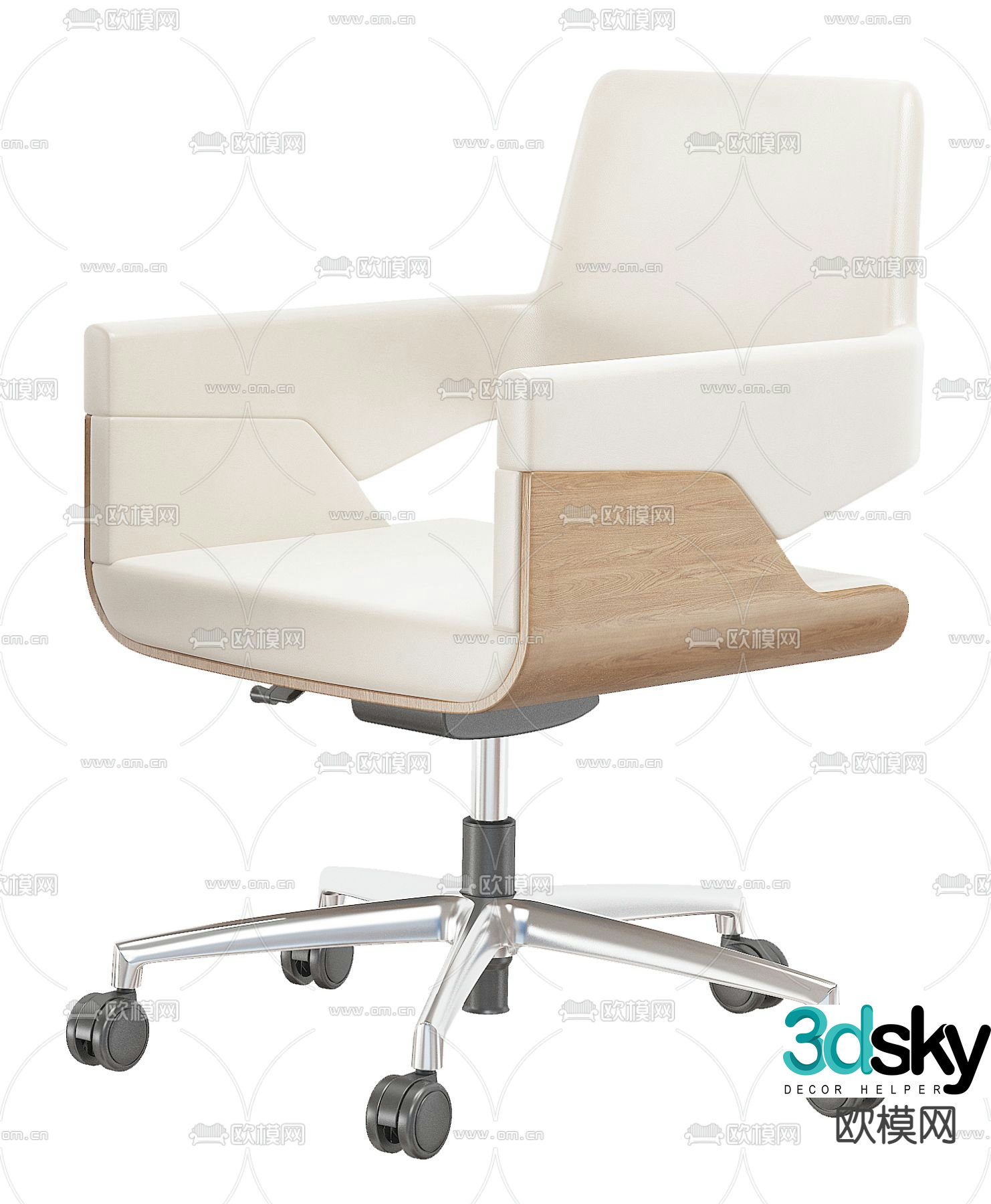 Office chair staff chair 3d model