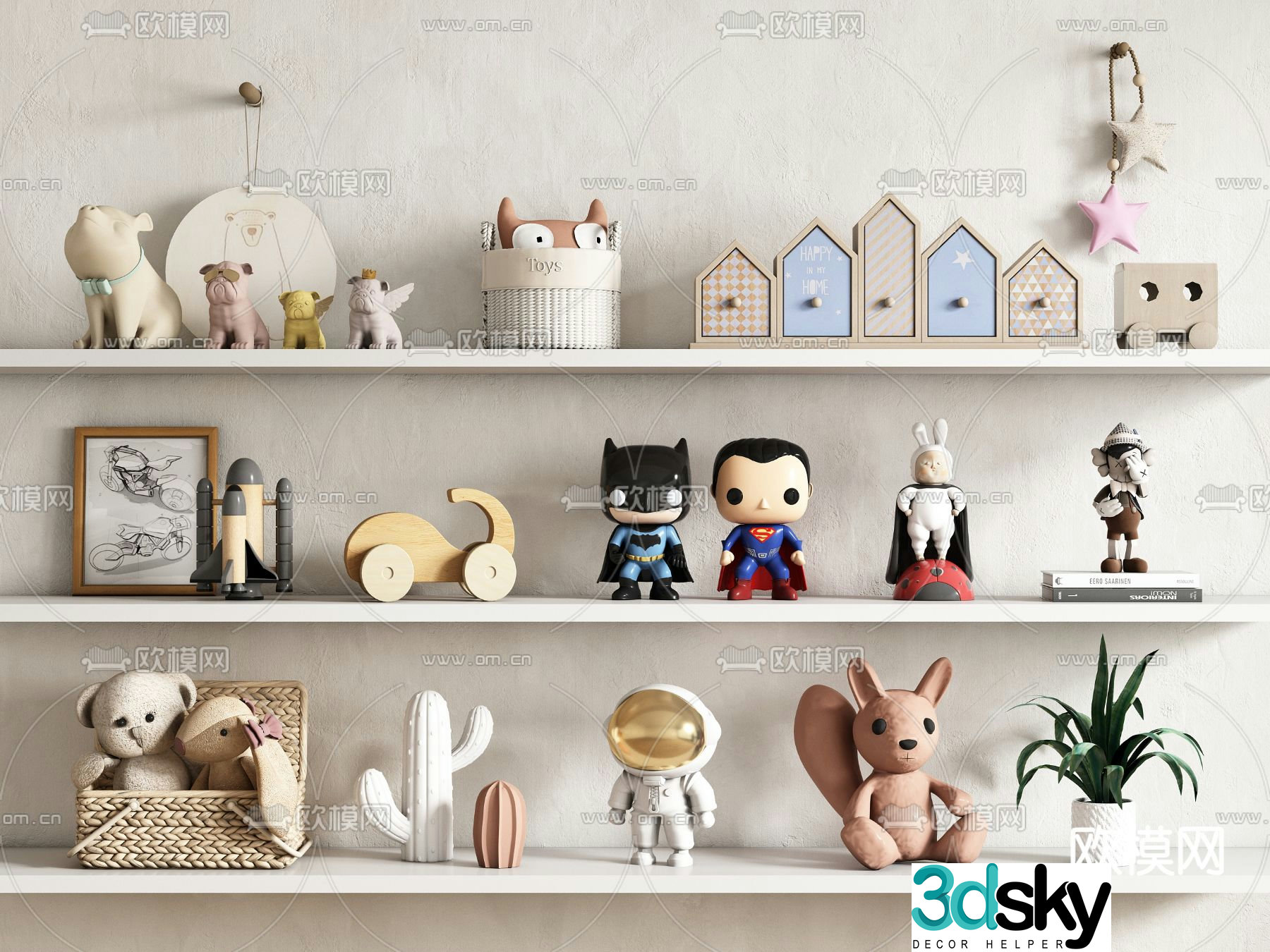 Children’s ornaments toys dolls dolls 3d model