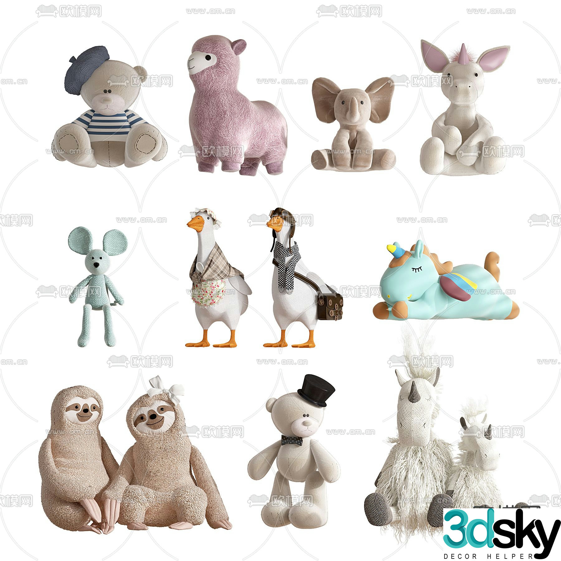 toy doll ragdoll 3d model