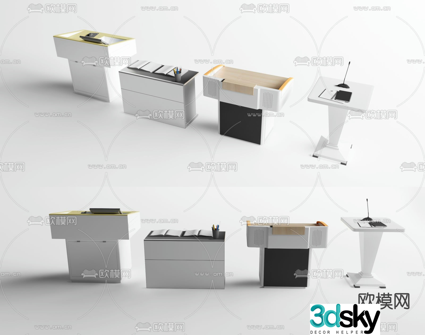 podium 3d model
