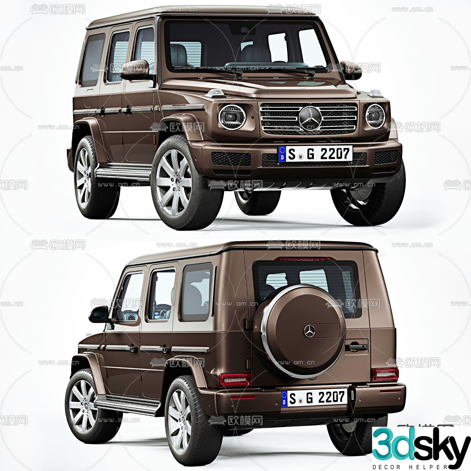 Mercedes Benz SUV 3d model