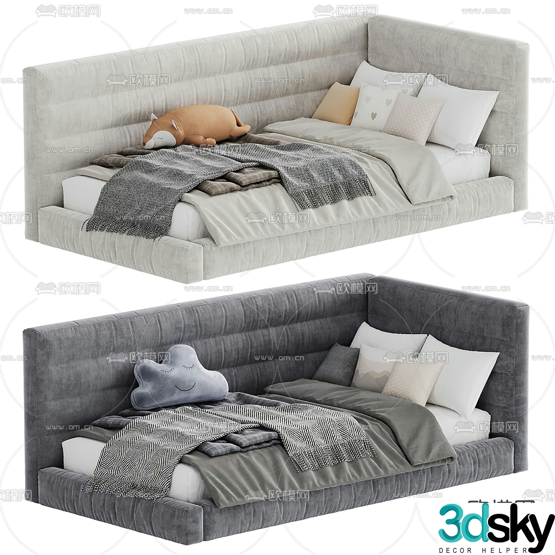 children’s bed child’s bed 3d model