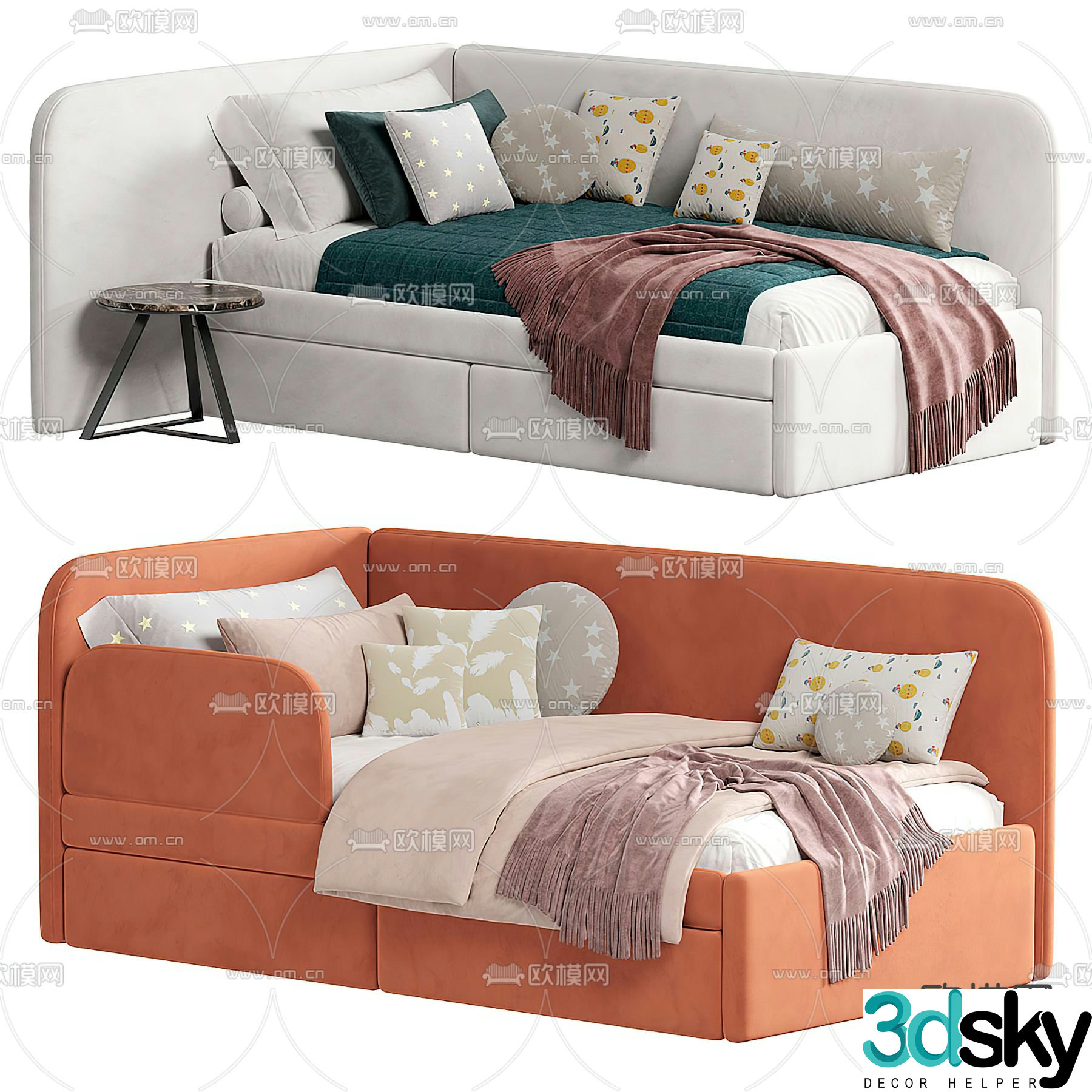 children’s bed child’s bed 3d model