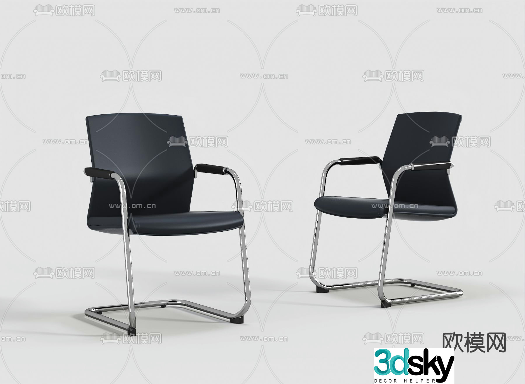 Office chair office chair conference chair 3d model