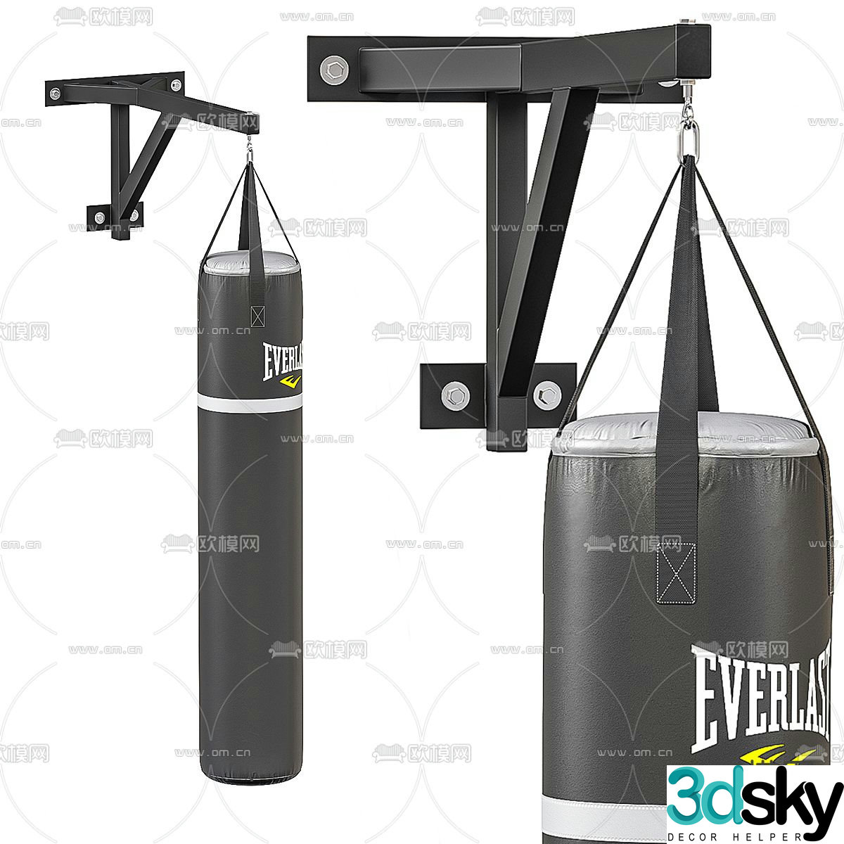 Boxing equipment sandbag sandbag 3d model