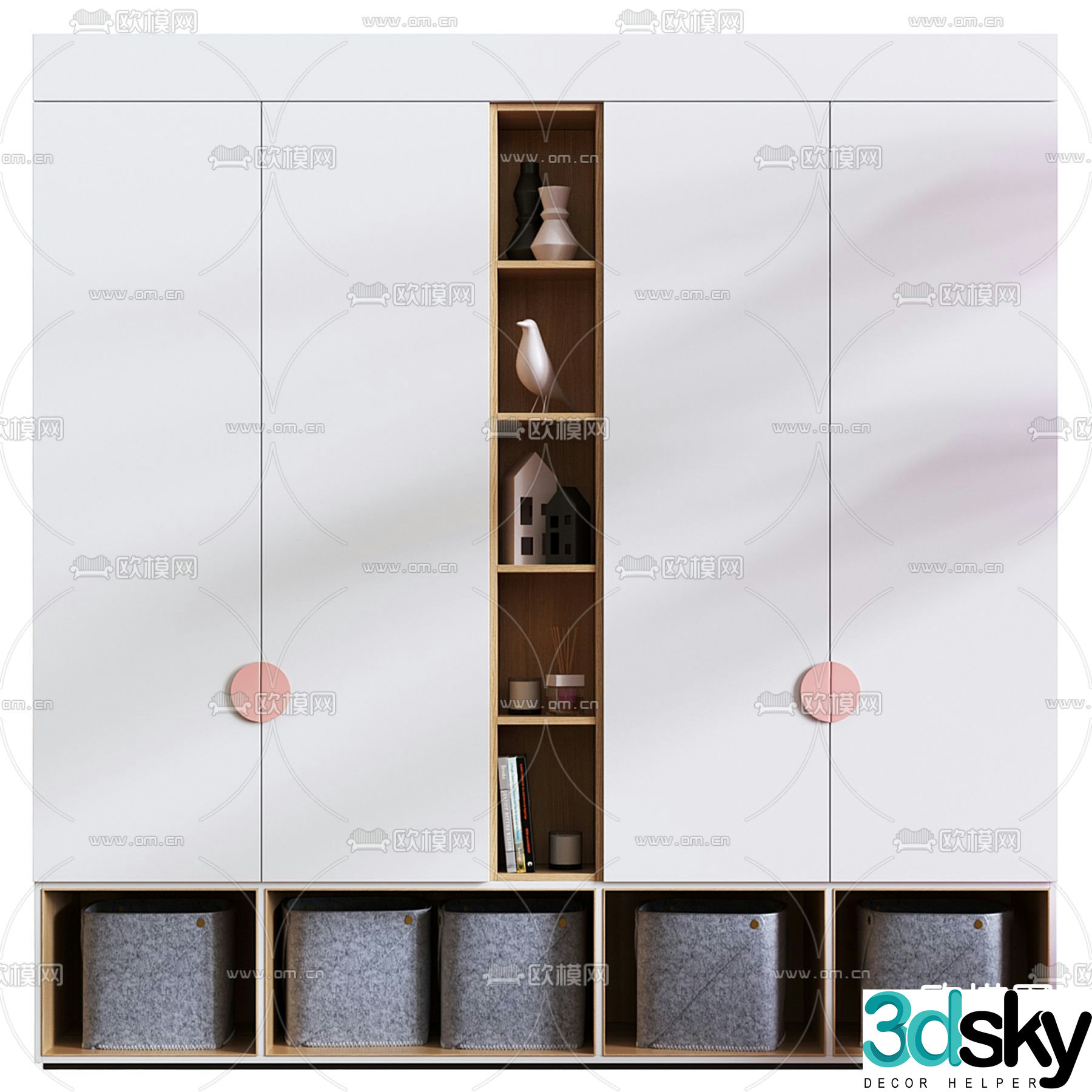 Children’s wardrobe locker 3d model