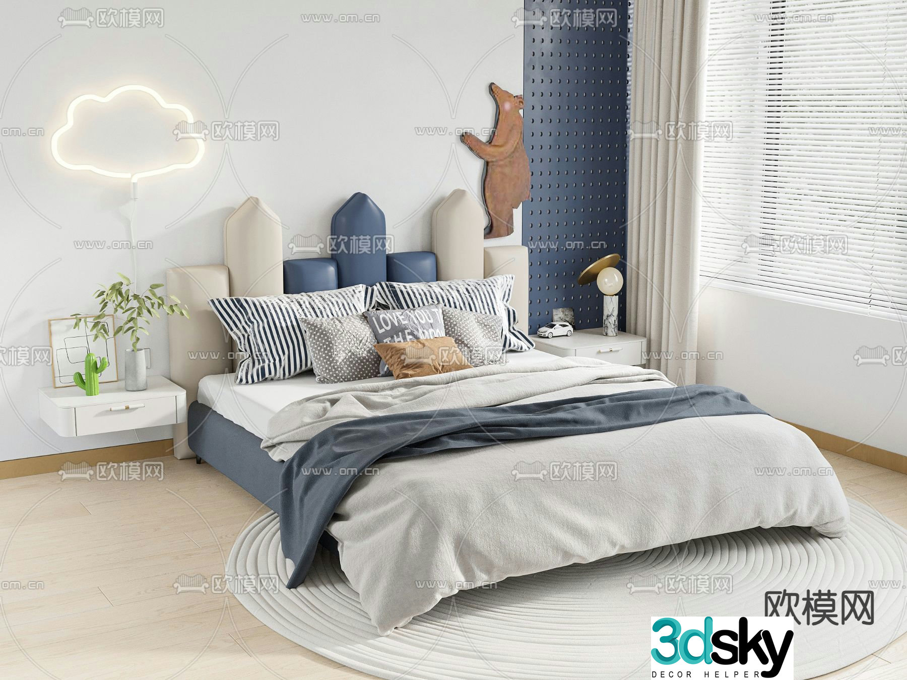 children’s bed child’s bed 3d model