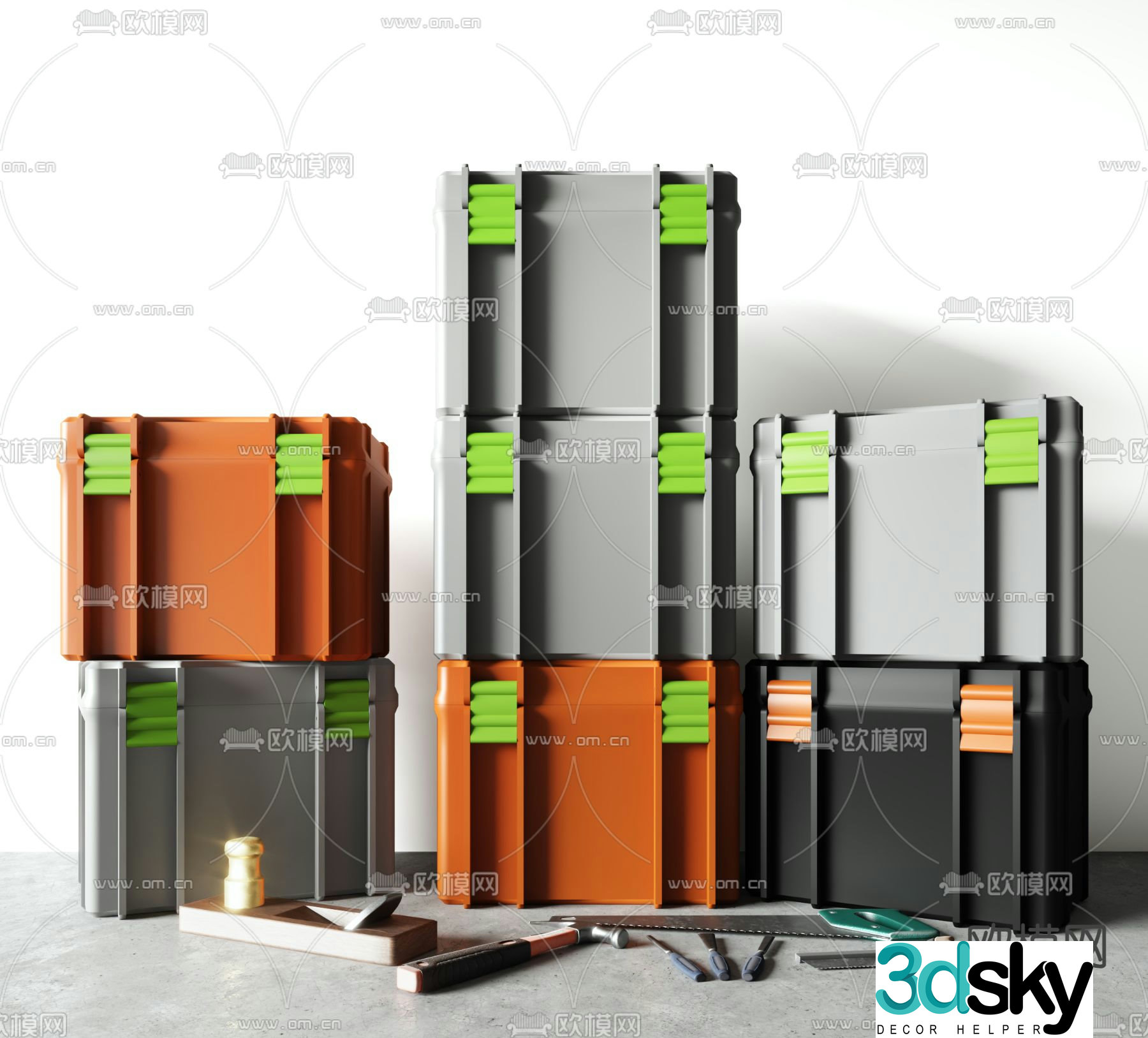 Toolbox 3d model