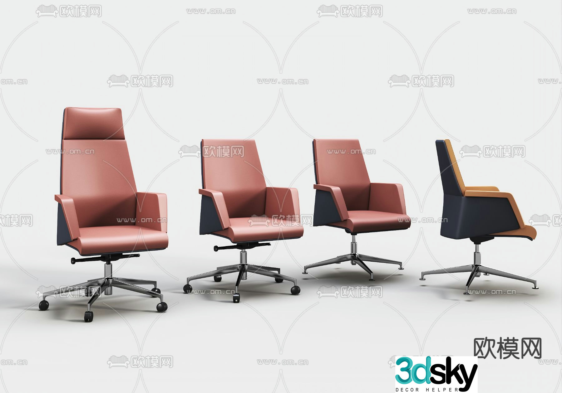 Office chair executive chair staff chair office chair 3d model