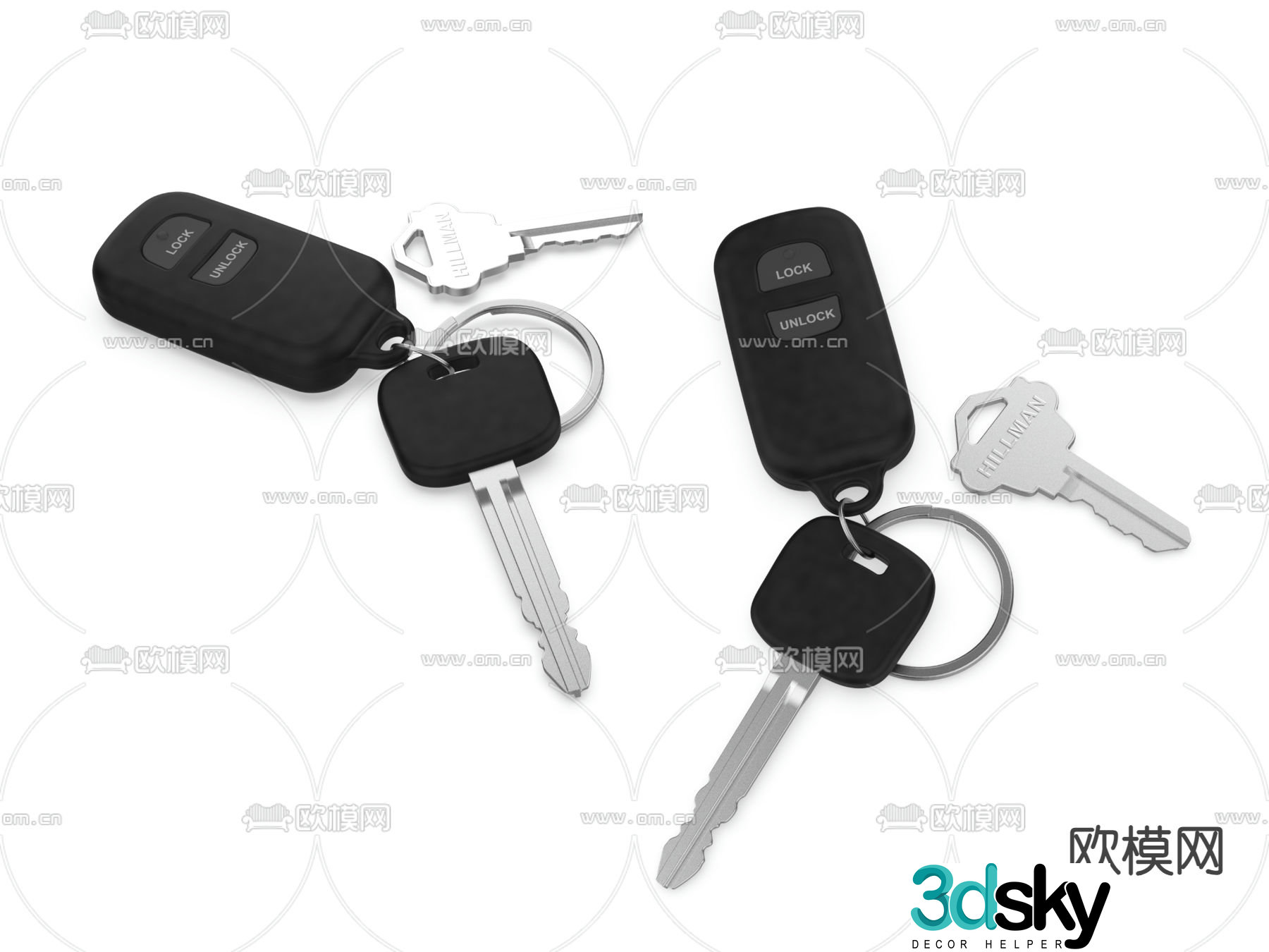 car key 3d model
