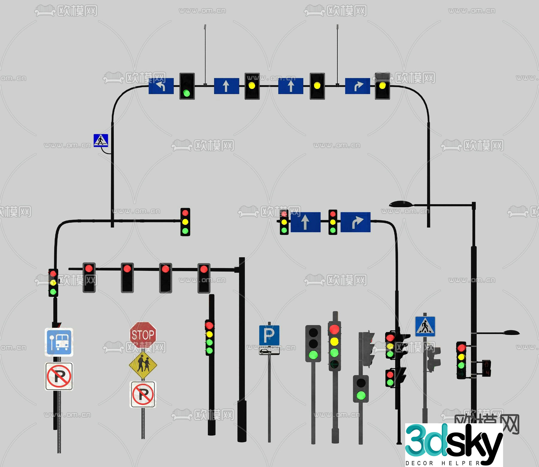traffic light traffic light 3d model