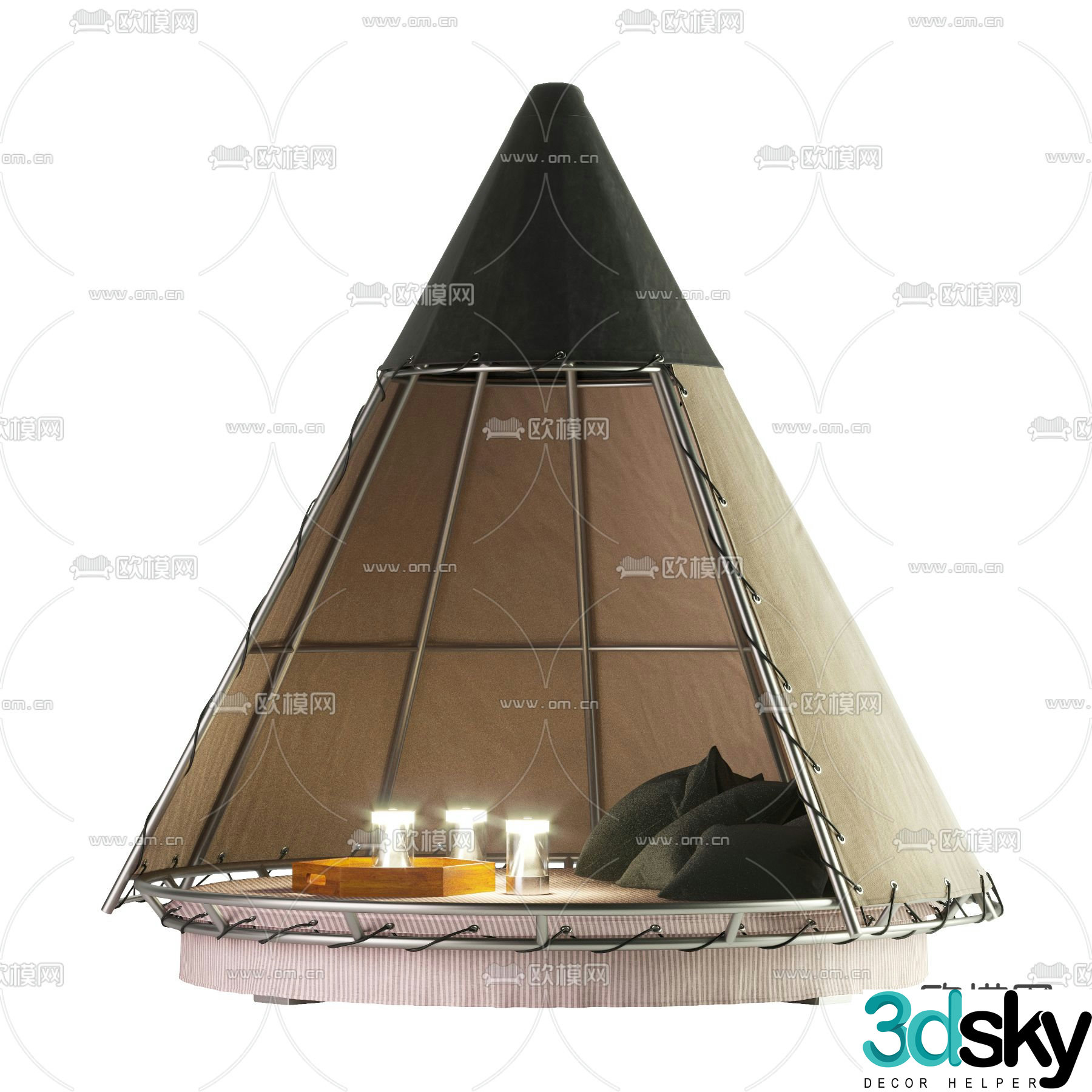 tent 3d model
