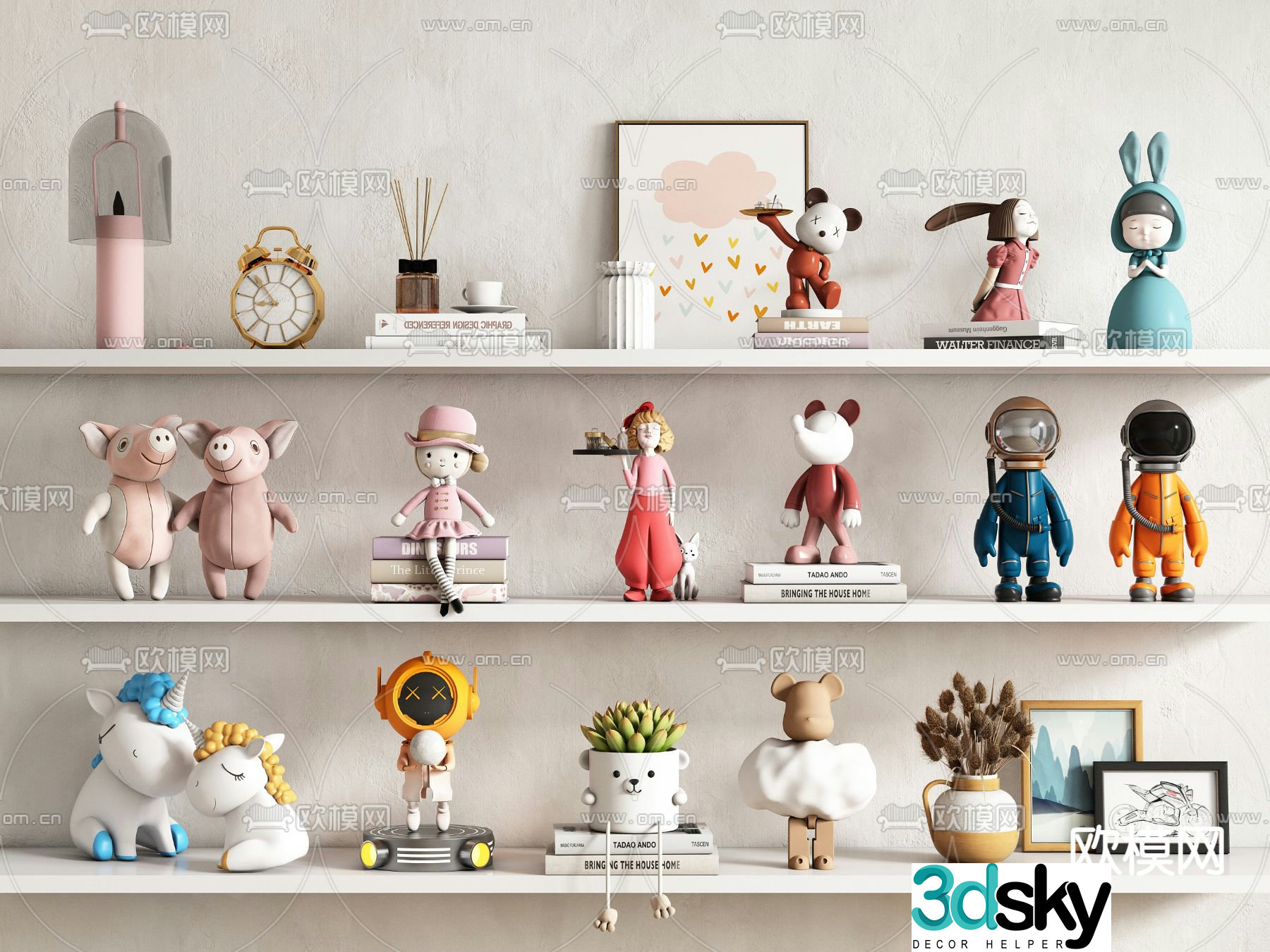 Children’s ornaments toys dolls dolls 3d model