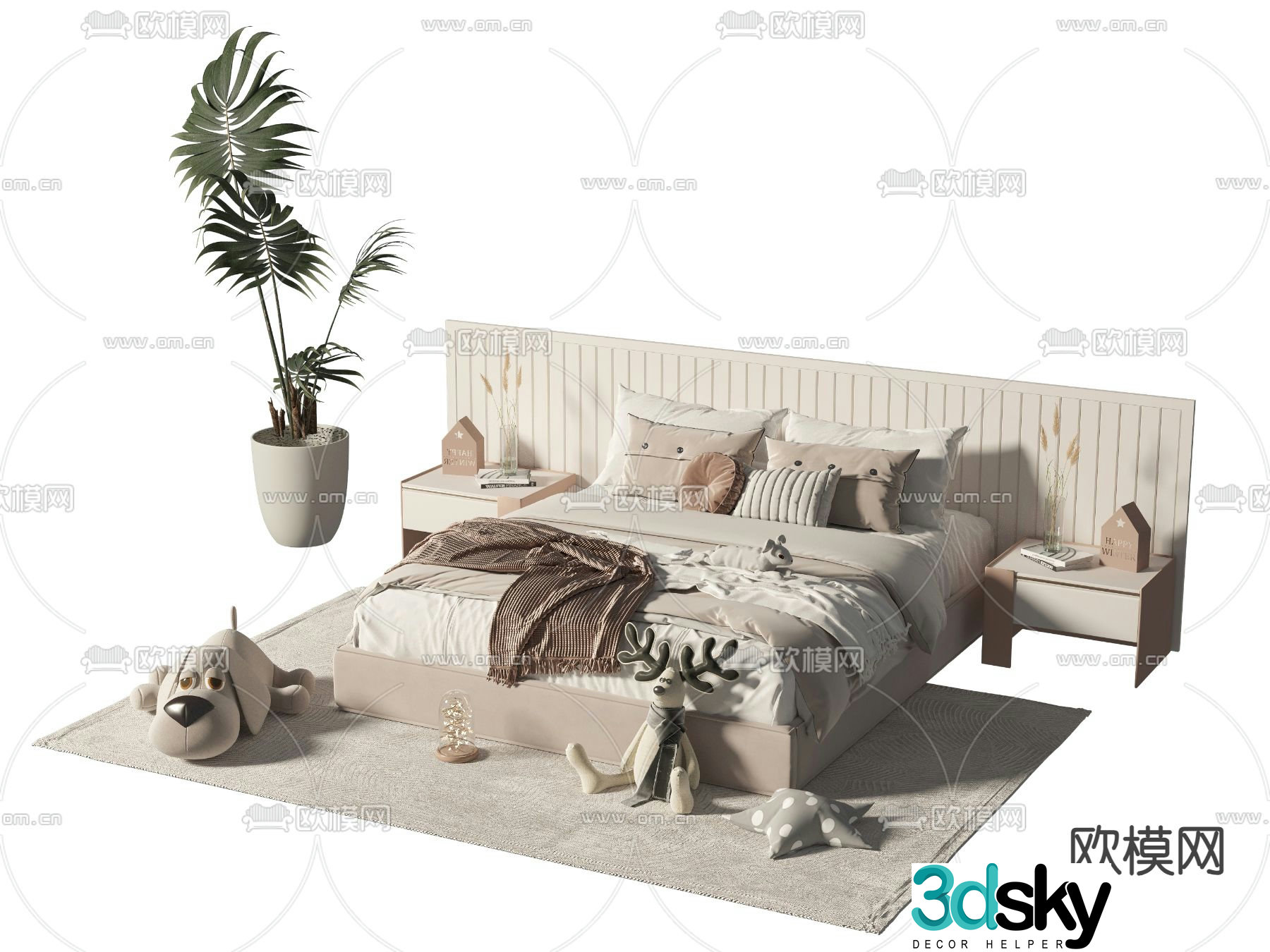 children’s bed child’s bed 3d model