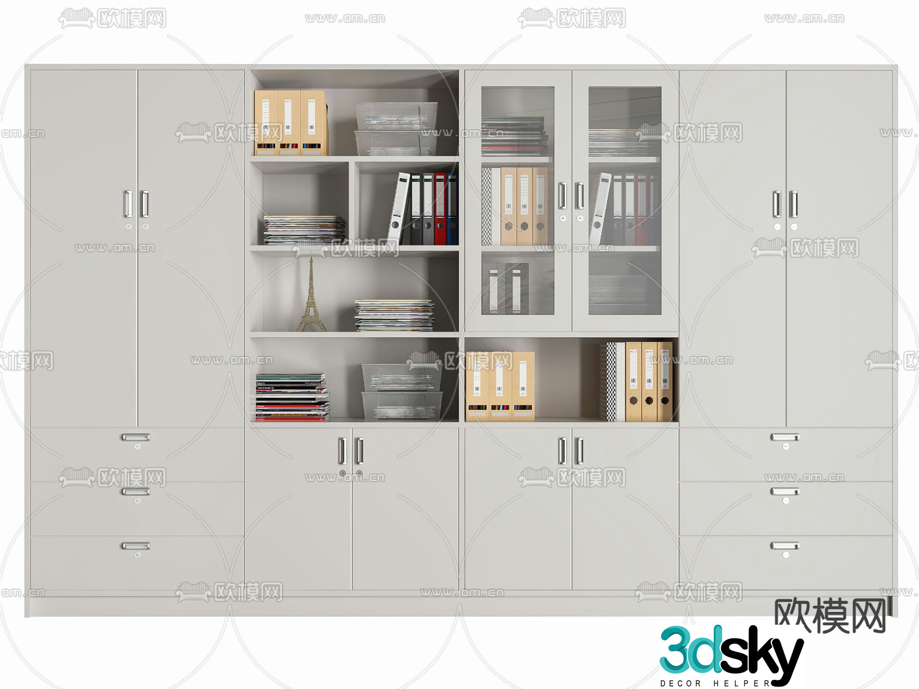 File cabinet information cabinet filing cabinet 3d model