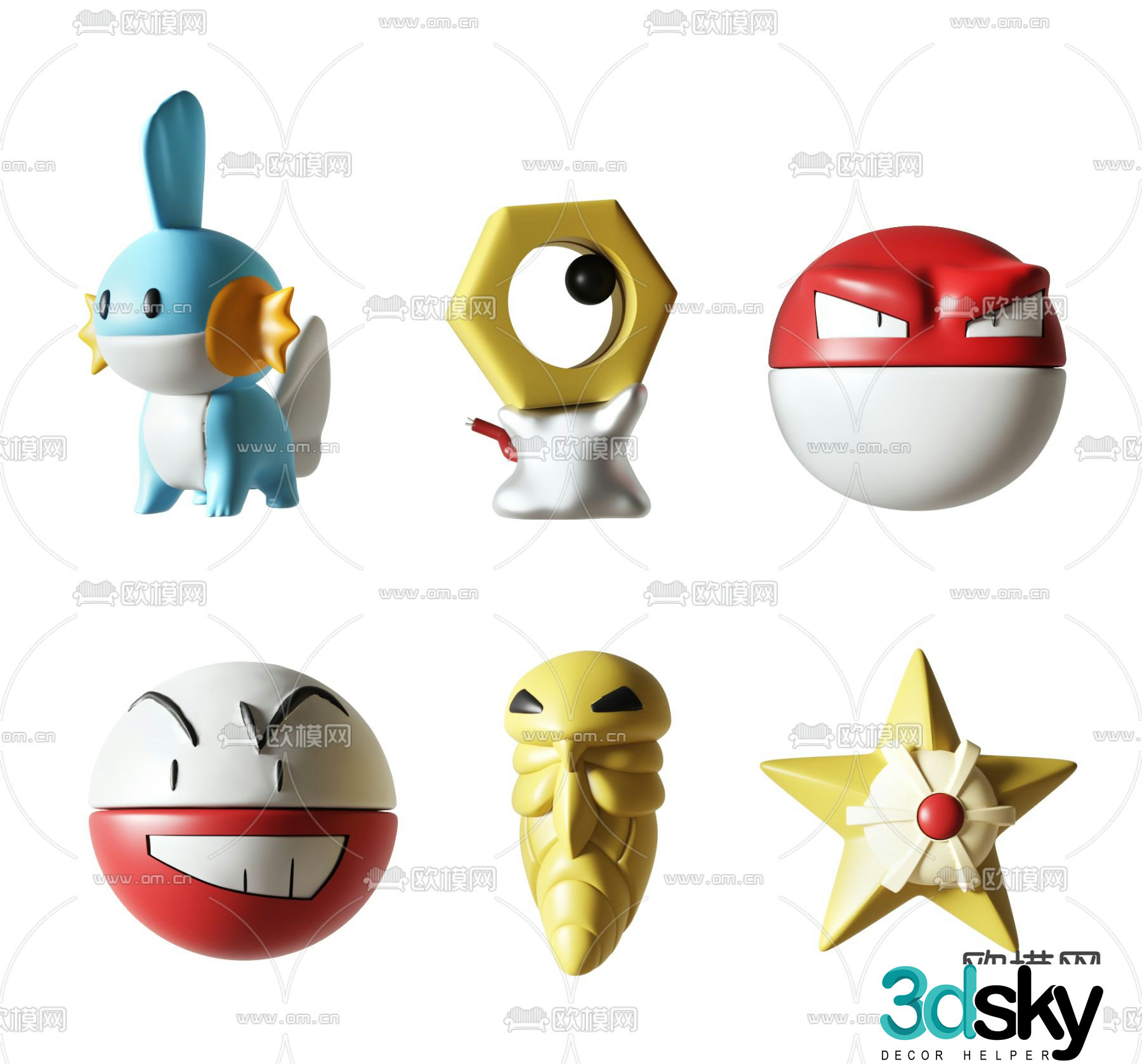 PokÃ©mon toy doll 3d model