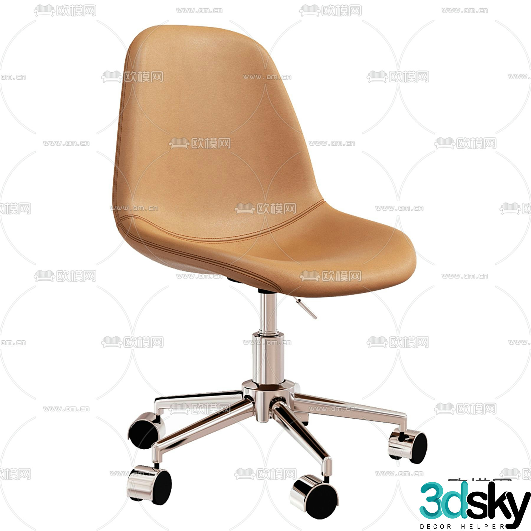 Office chair staff chair 3d model