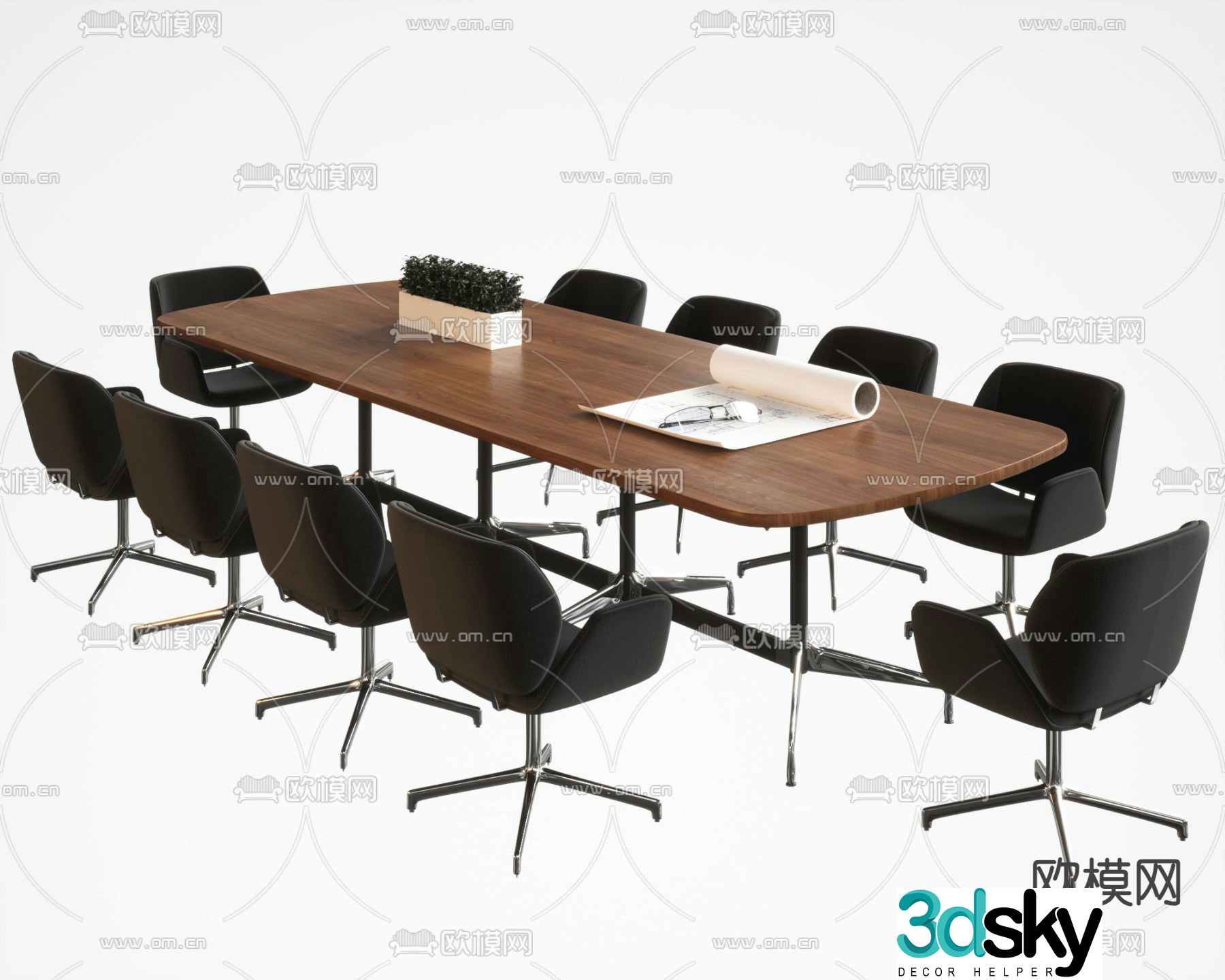 conference table conference table 3d model