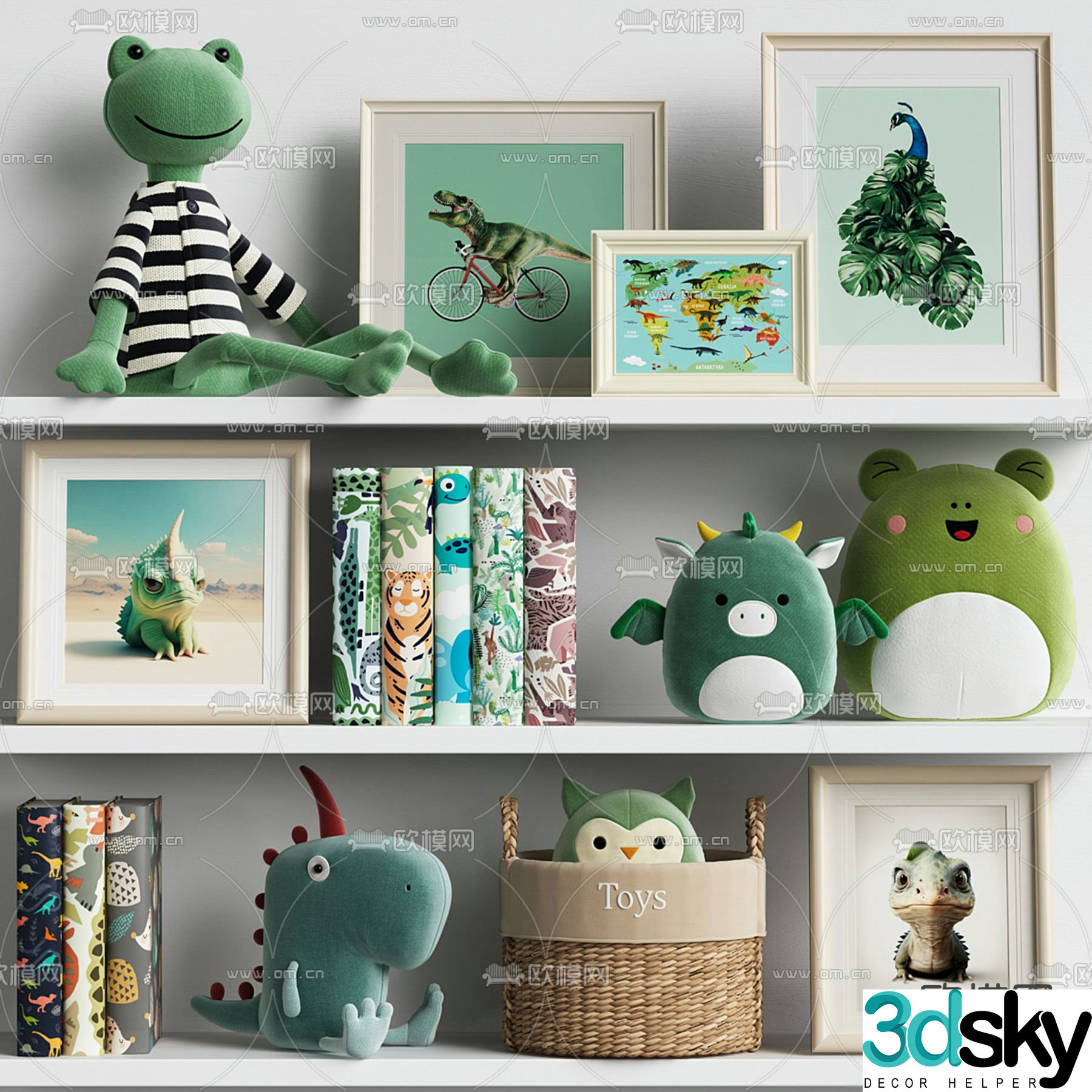 toys doll doll photo album 3d model