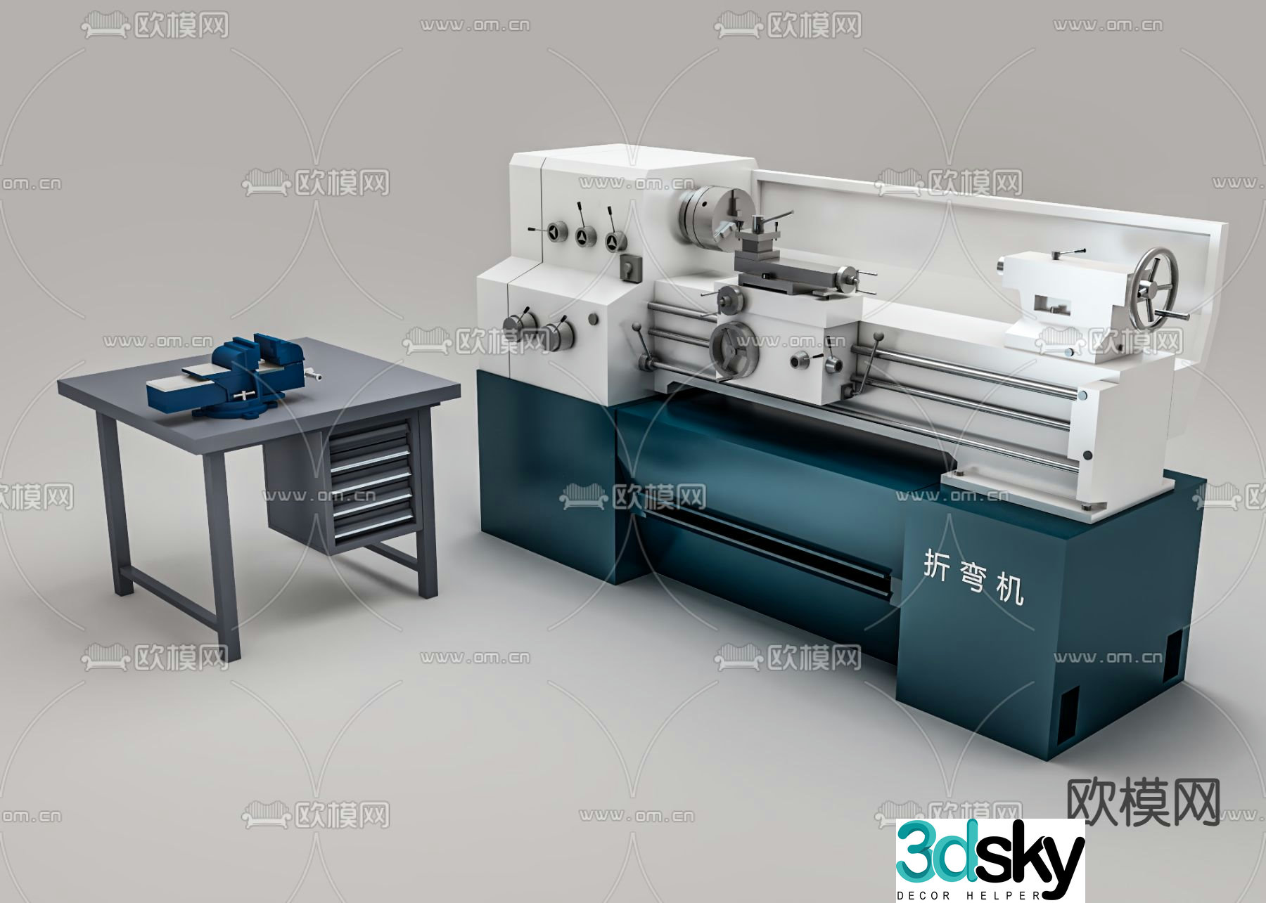 Bending machine bench 3d model