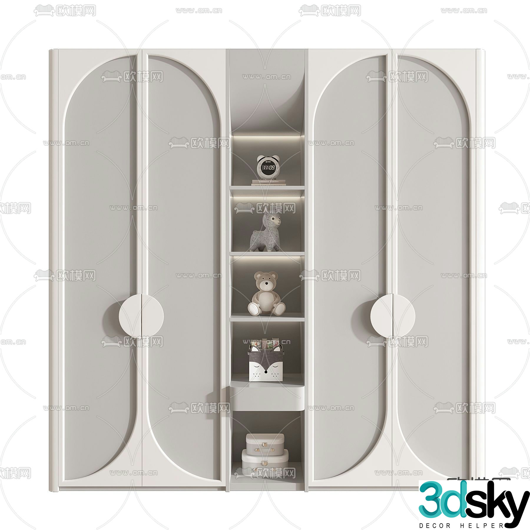 Children’s wardrobe 3d model