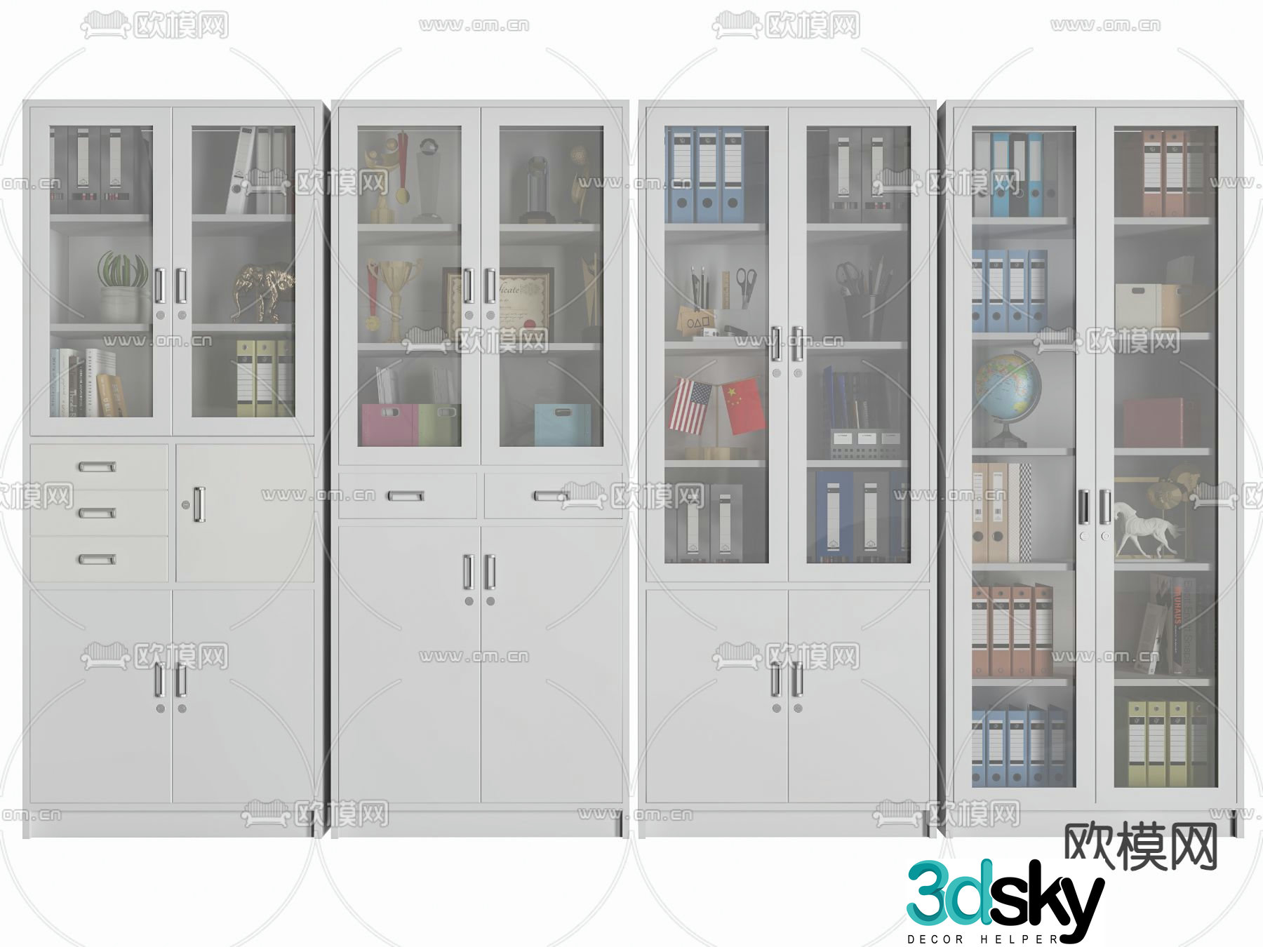 File cabinet information cabinet filing cabinet 3d model