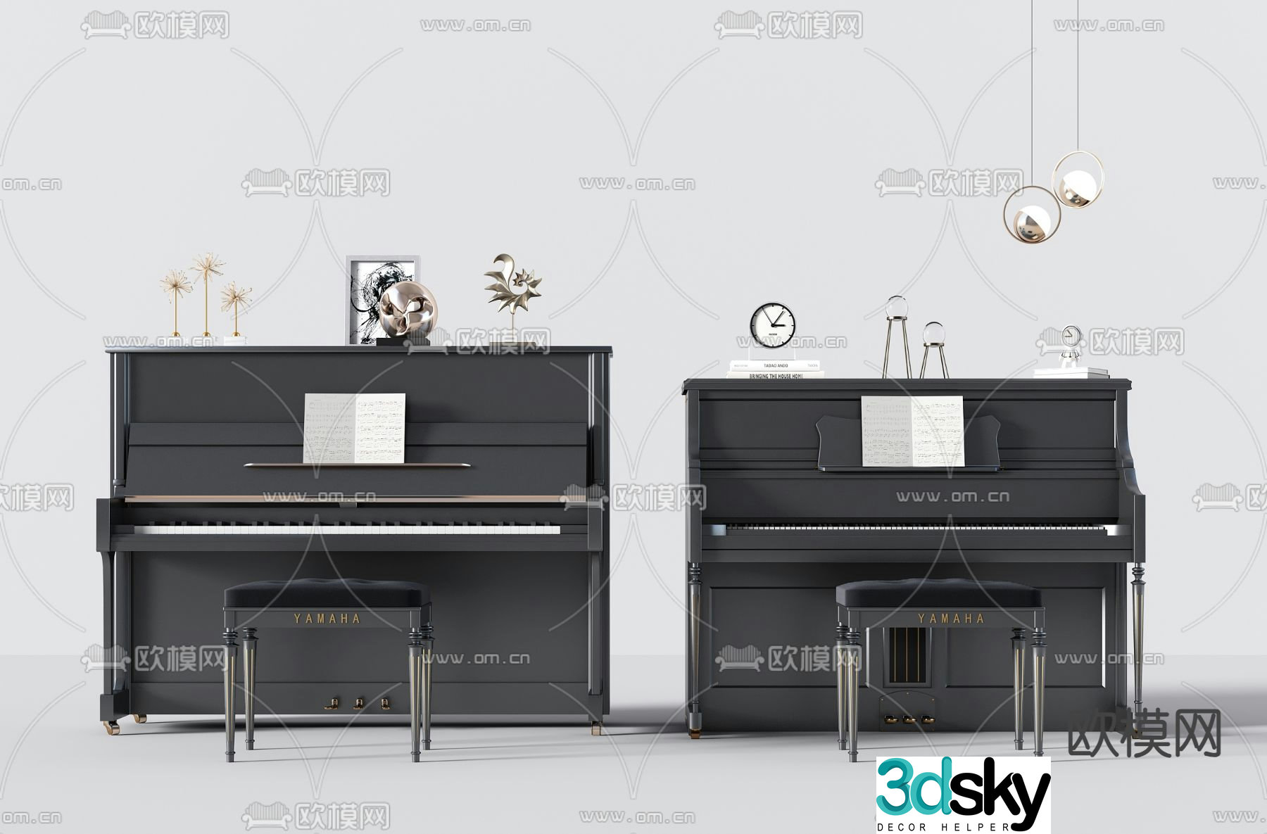 piano 3d model