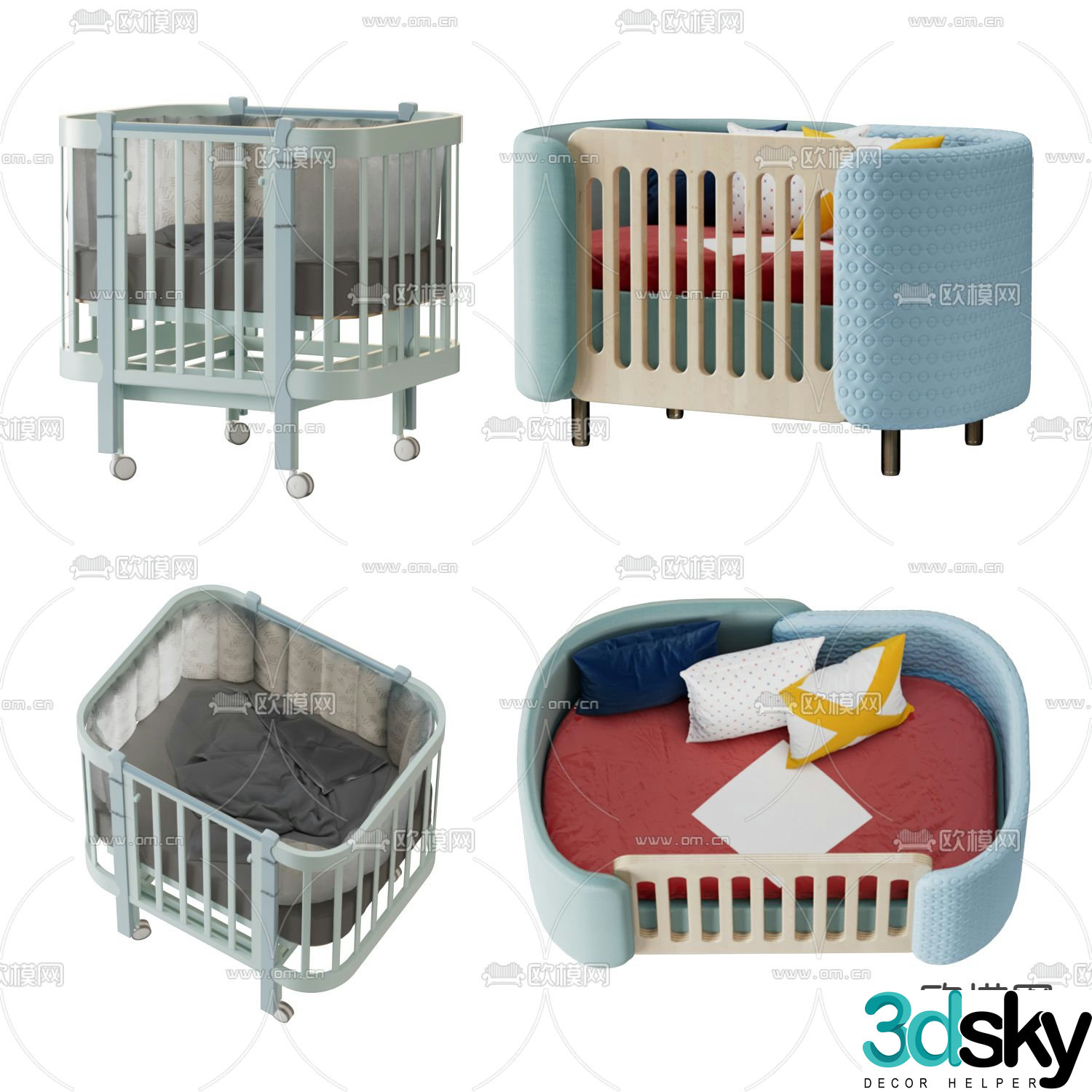 crib 3d model