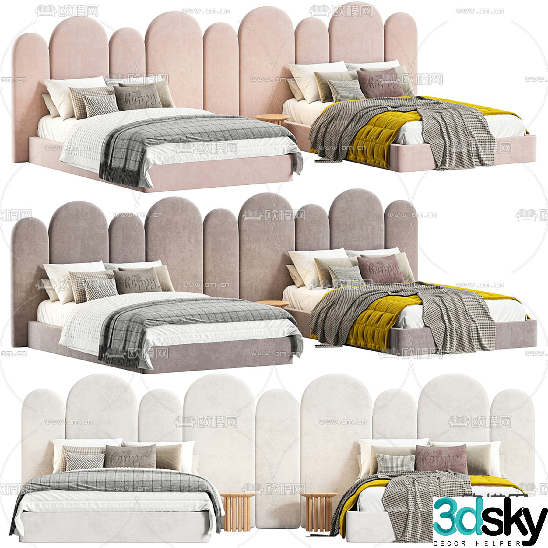 Children’s bed single bed 3d model