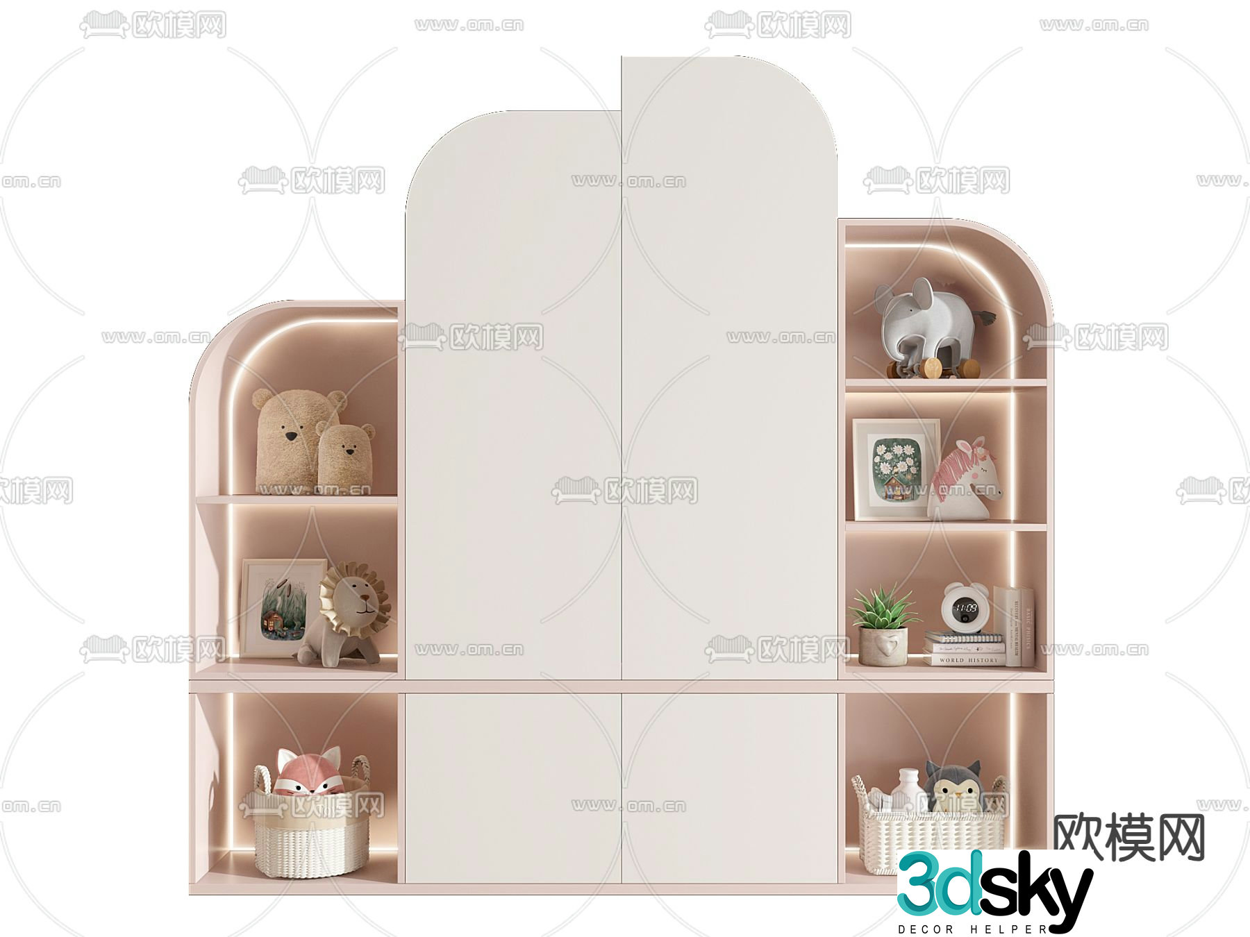 Children’s toy cabinet 3d model