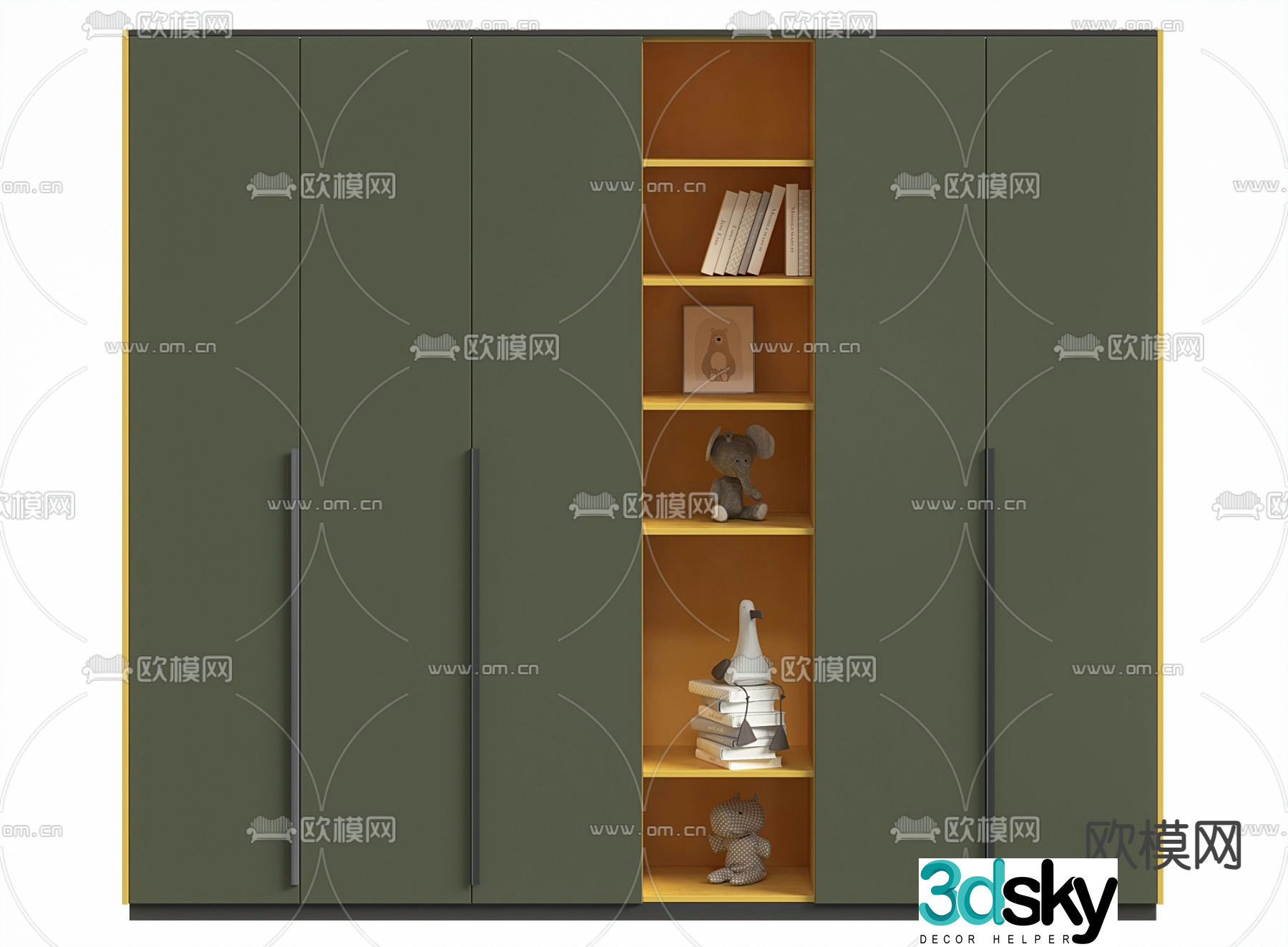 Children’s Wardrobe Wardrobe 3d model
