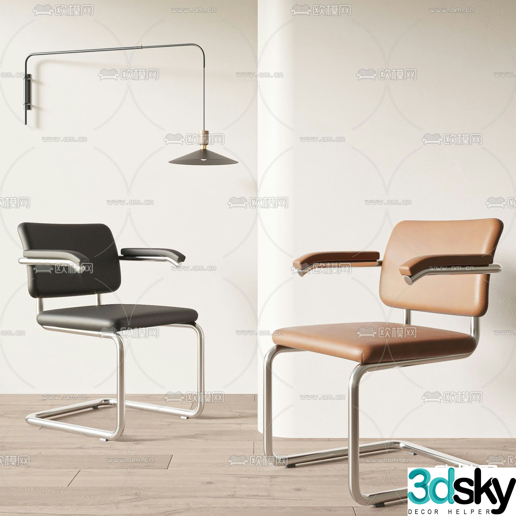 KNOLL office chair shift chair staff chair 3D model
