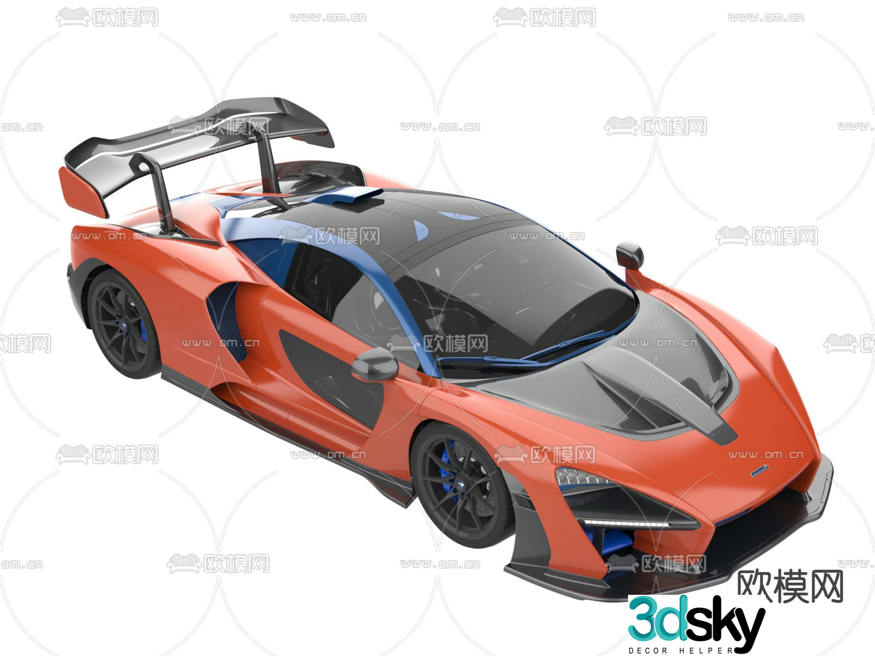 car sports car supercar 3d model
