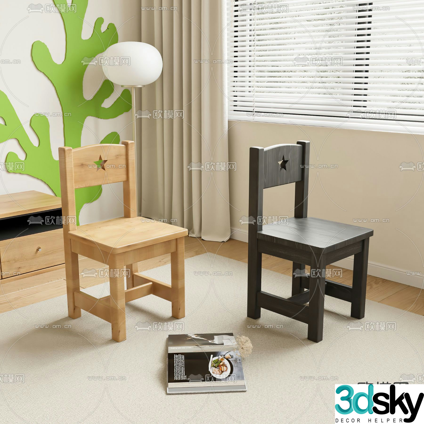 Children’s chair 3d model